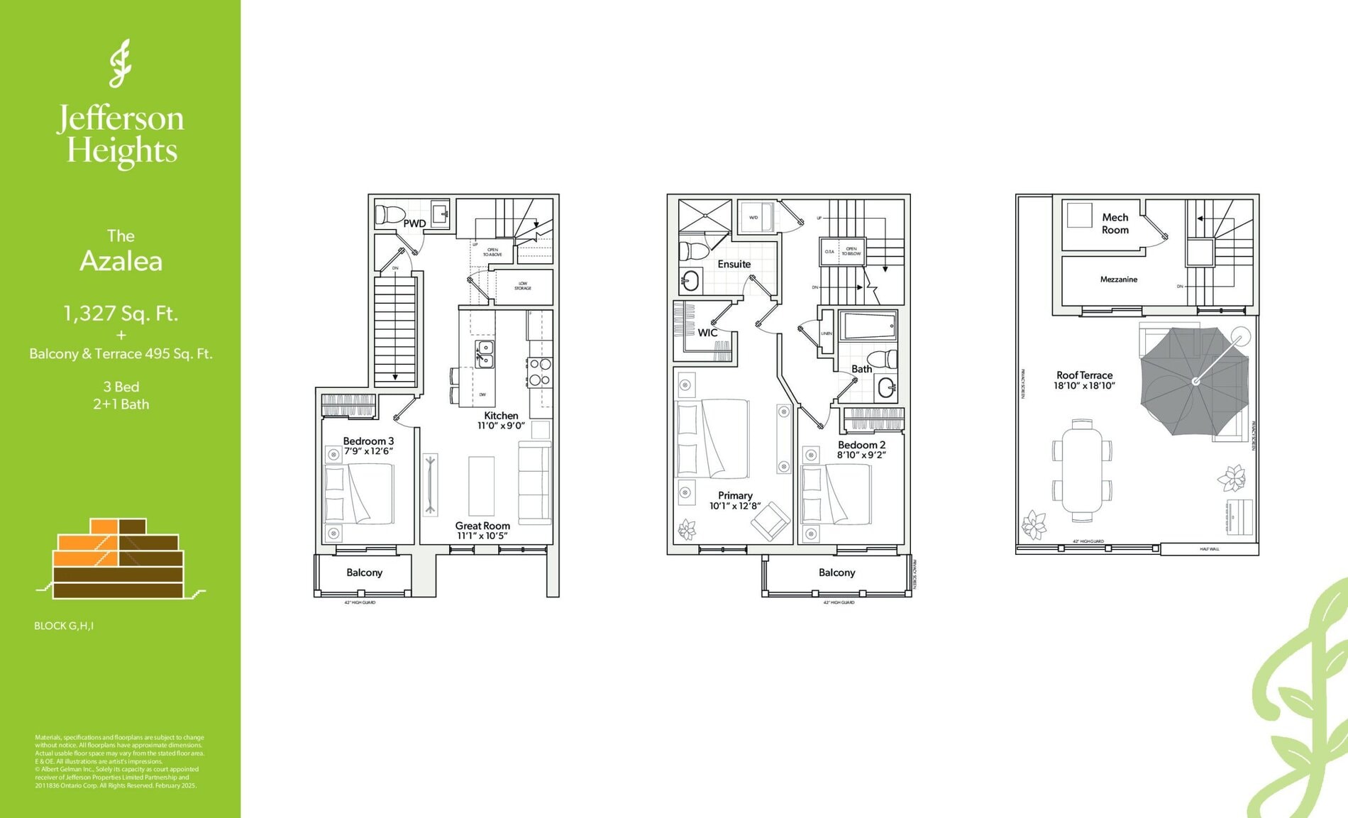 The Azalea floor plan