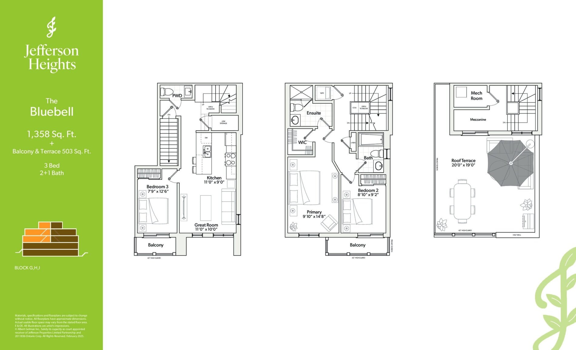 The Bluebell floor plan