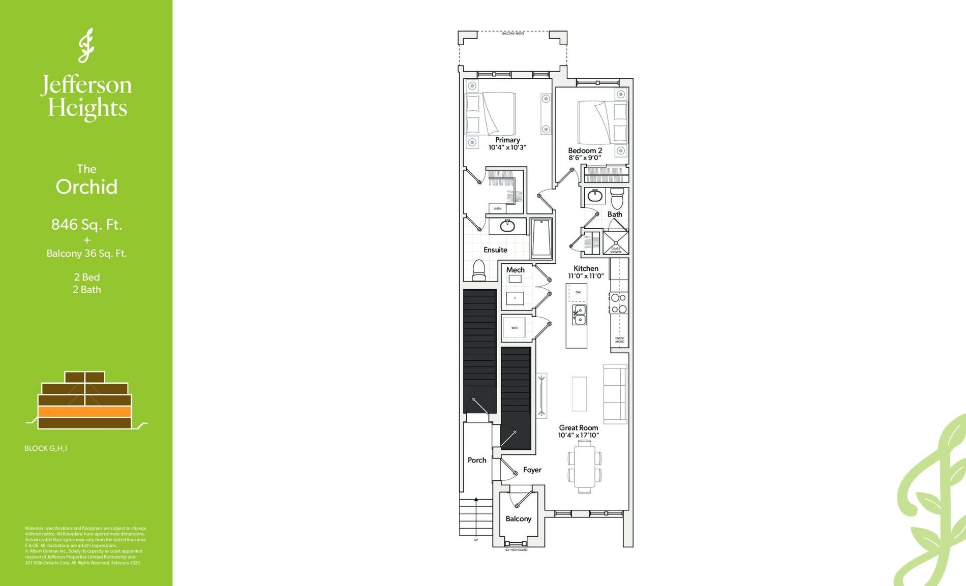 The Orchid floor plan