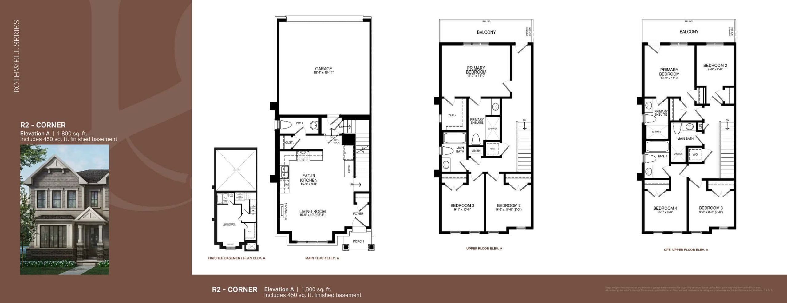 R2 Corner - Rothwell Series floor plan