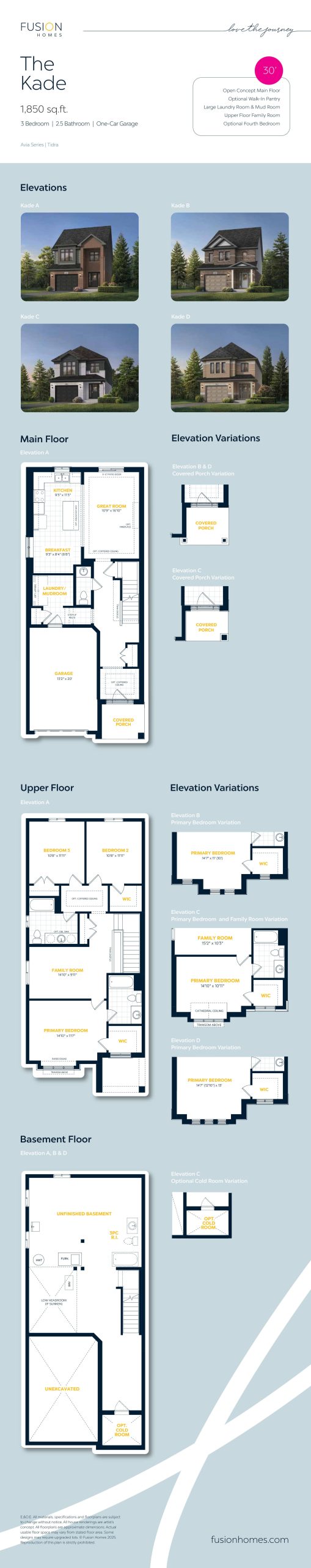 The Kade floor plan