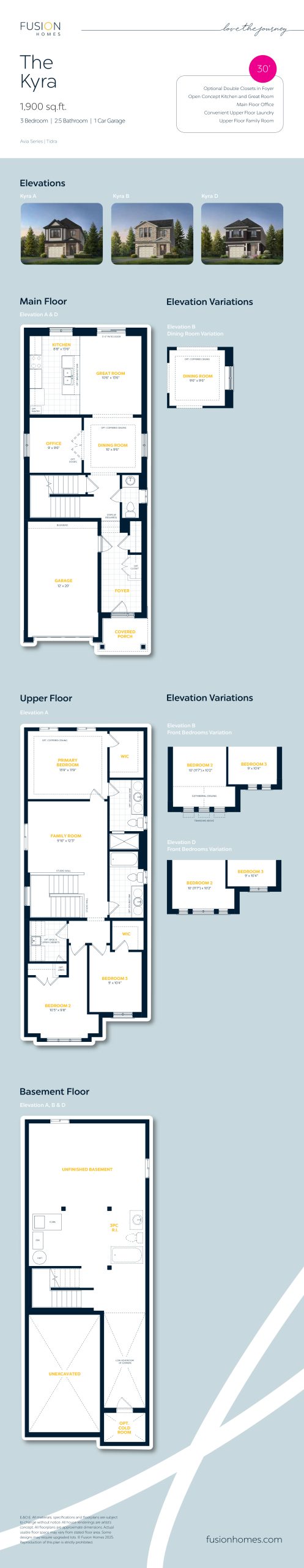 The Kyra floor plan