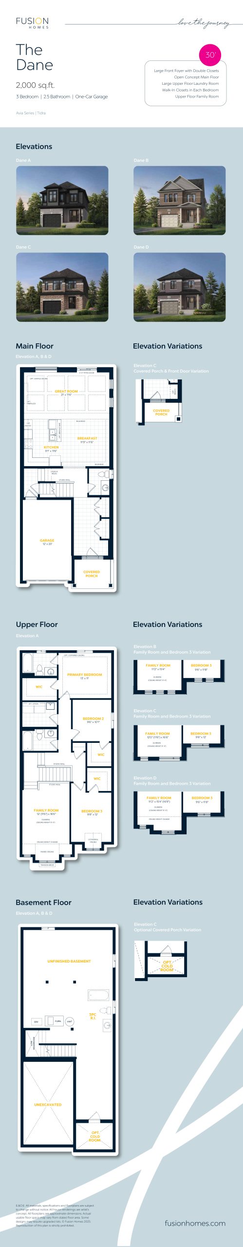 The Dane floor plan