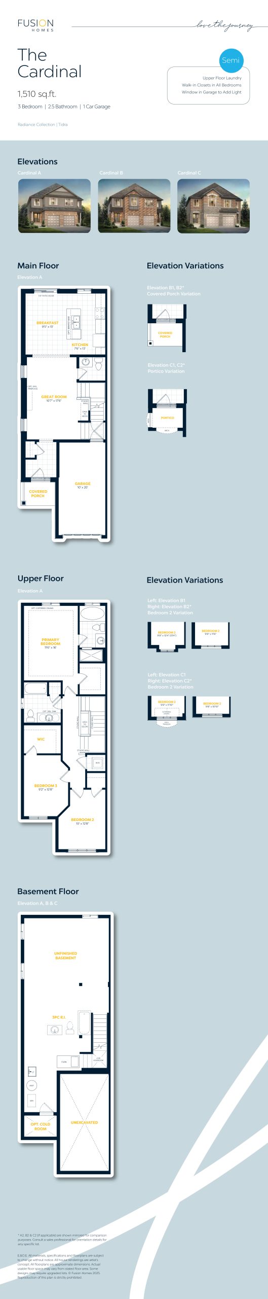 The Cardinal floor plan