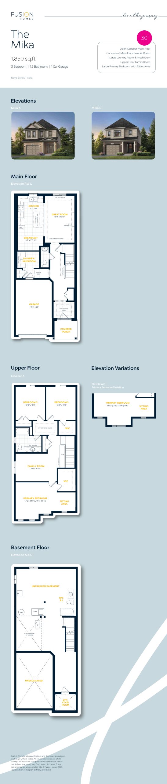 The Mika floor plan