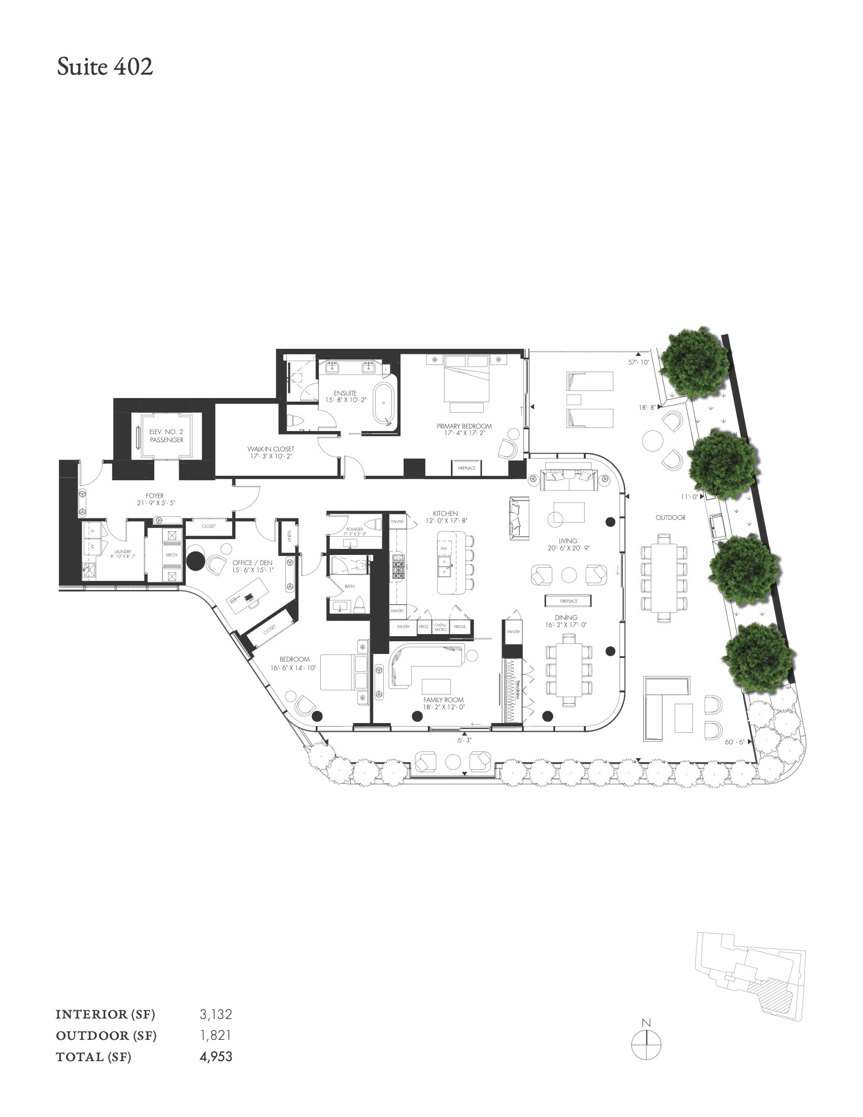Suite 402 floor plan