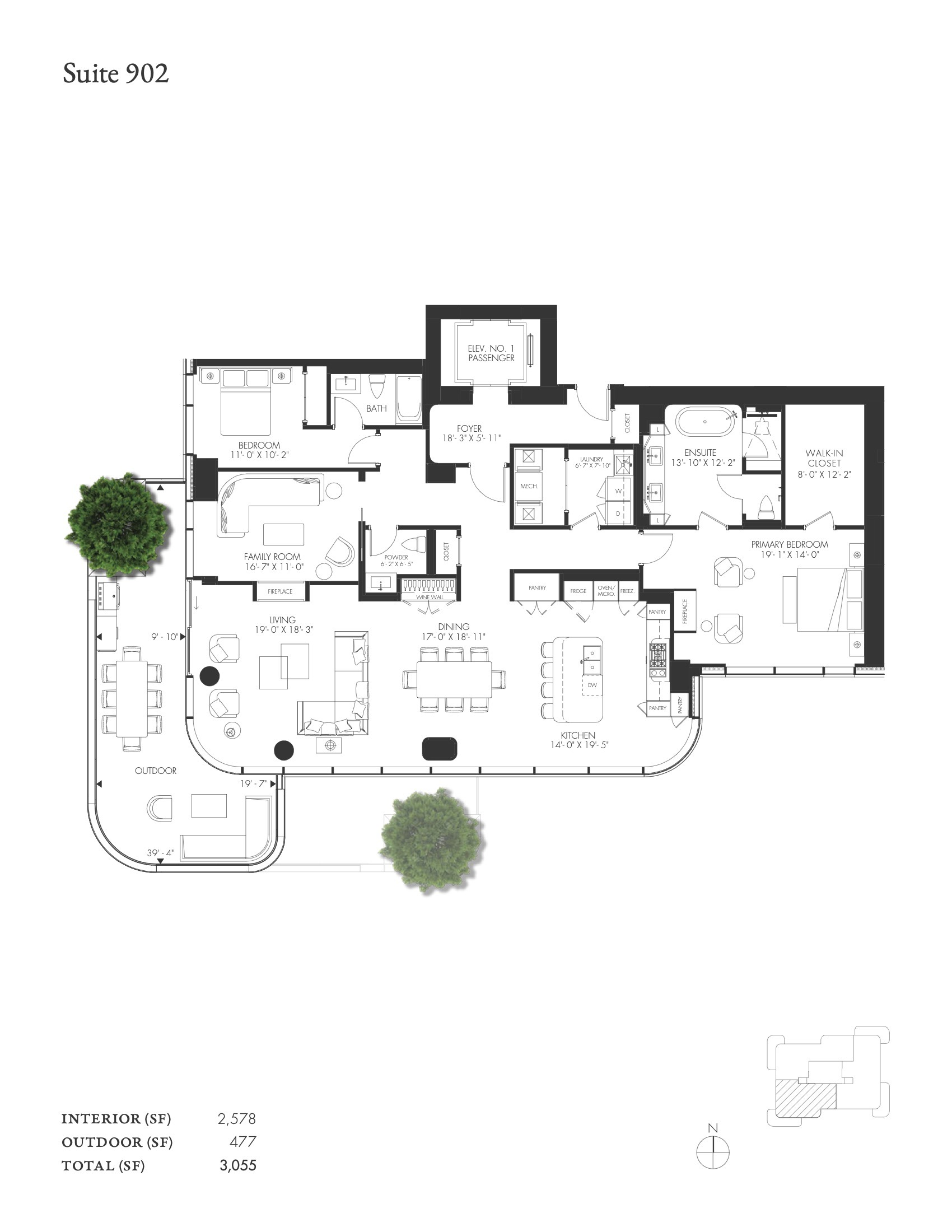 Suite 902 floor plan