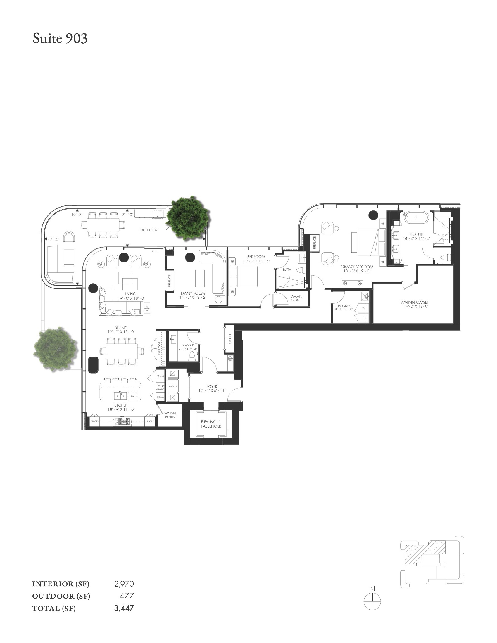 Suite 903 floor plan
