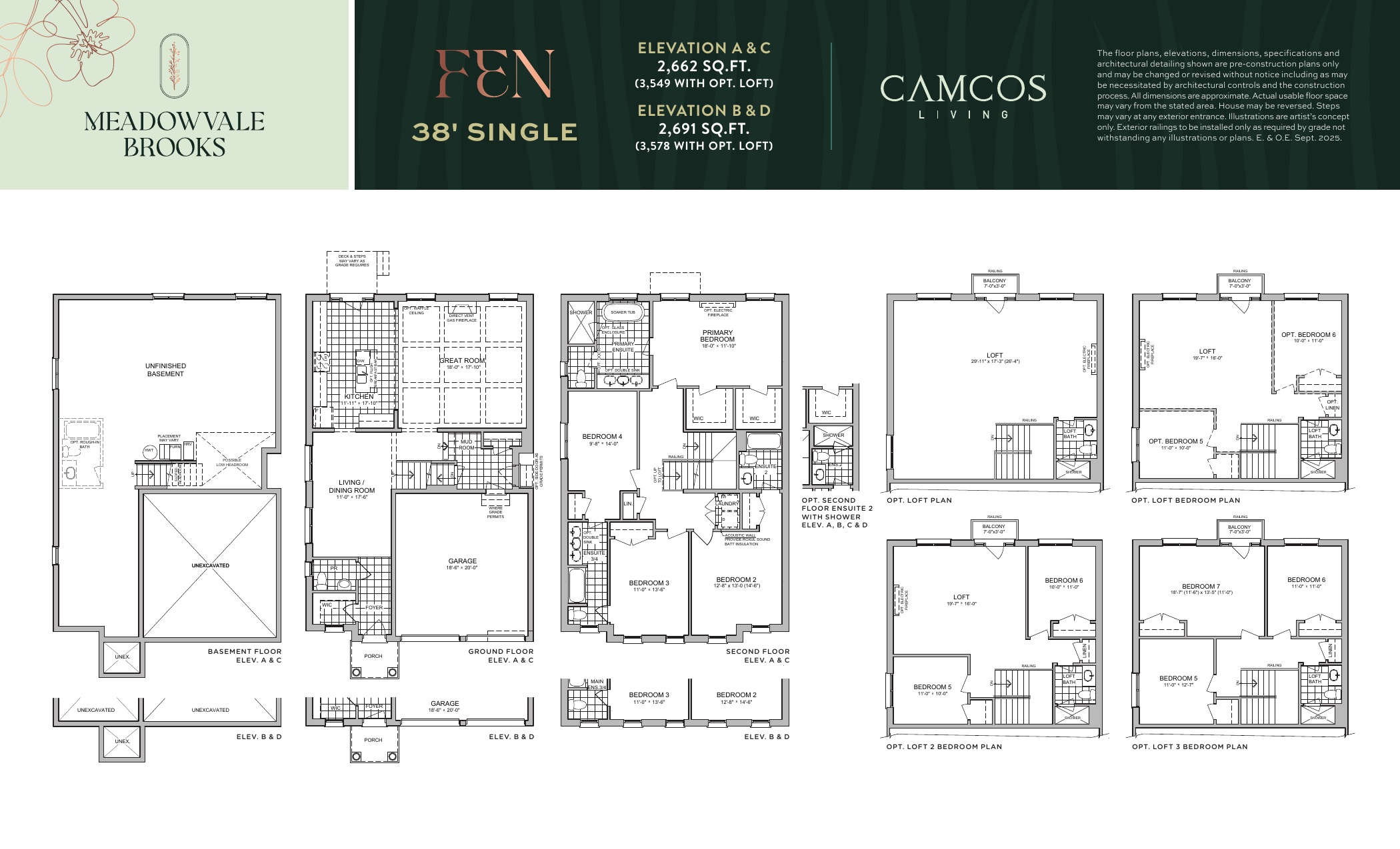 Fen (Loft) - Elevation A - 38ft Detached floor plan