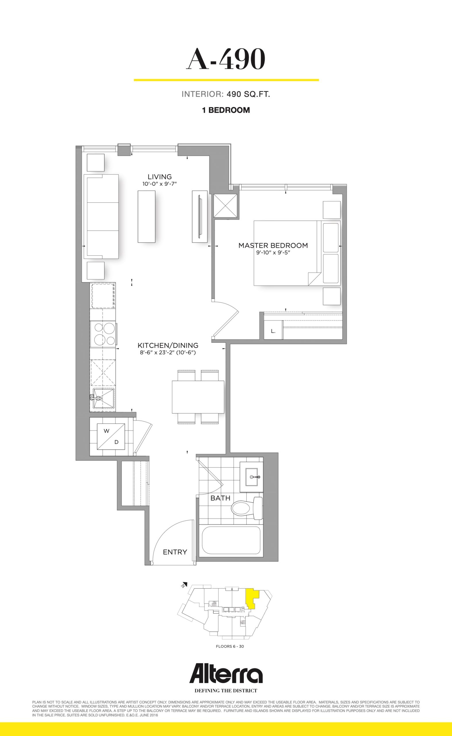 A-490 floor plan