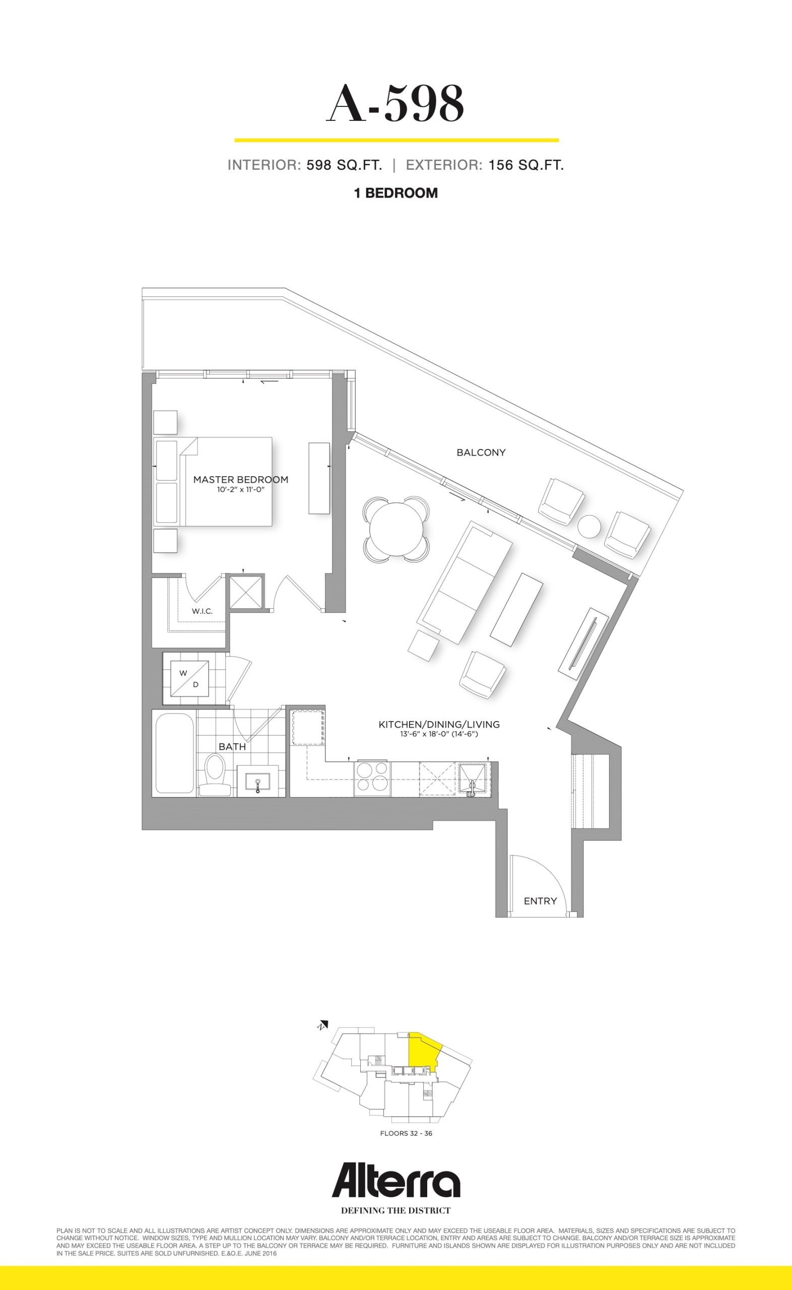 A-598 floor plan