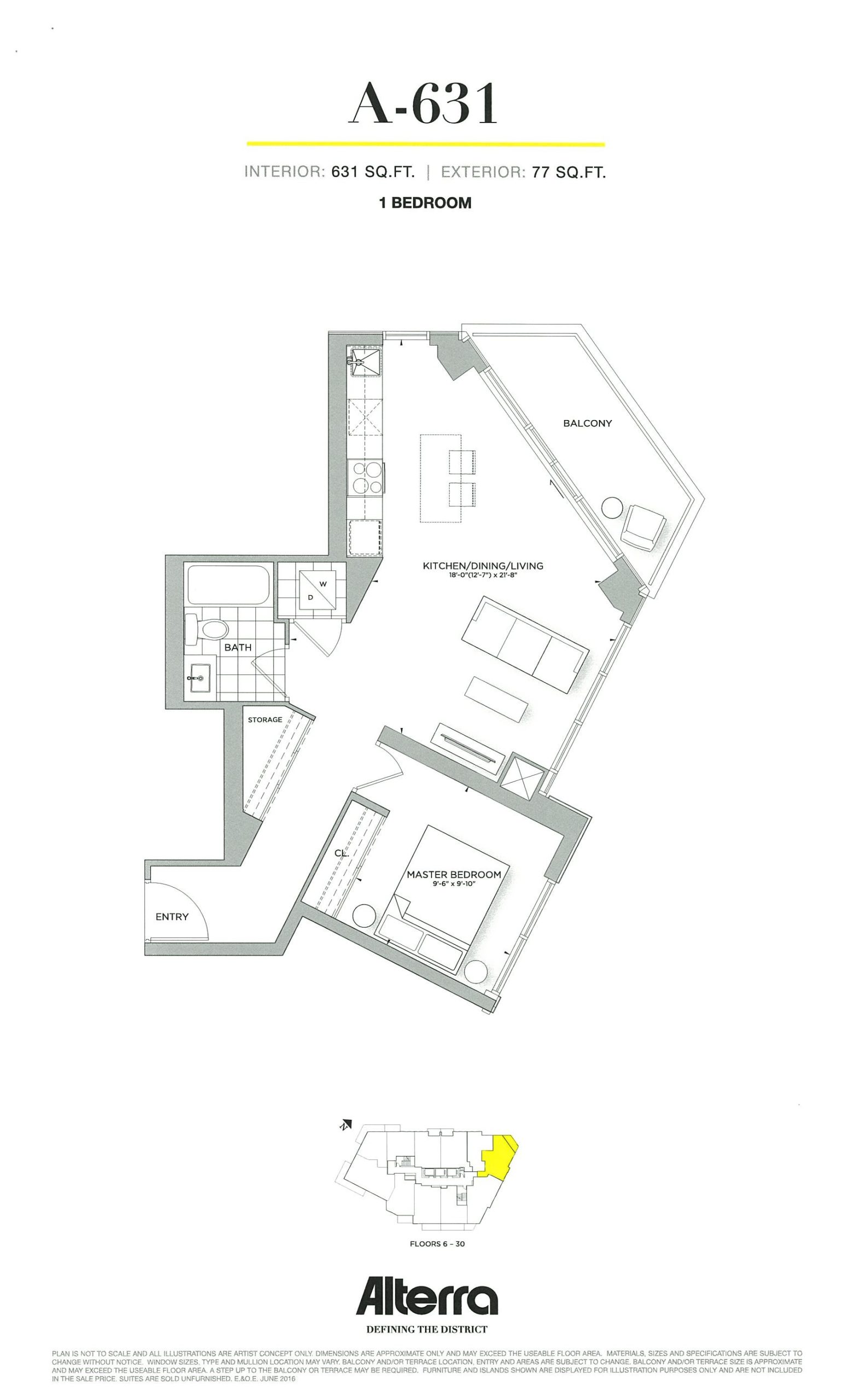 A-631 floor plan