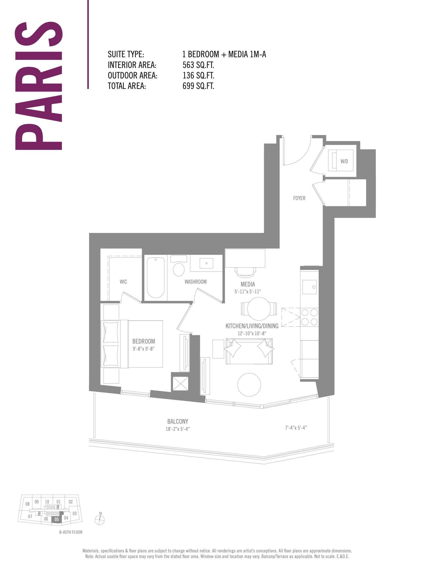 Paris floor plan