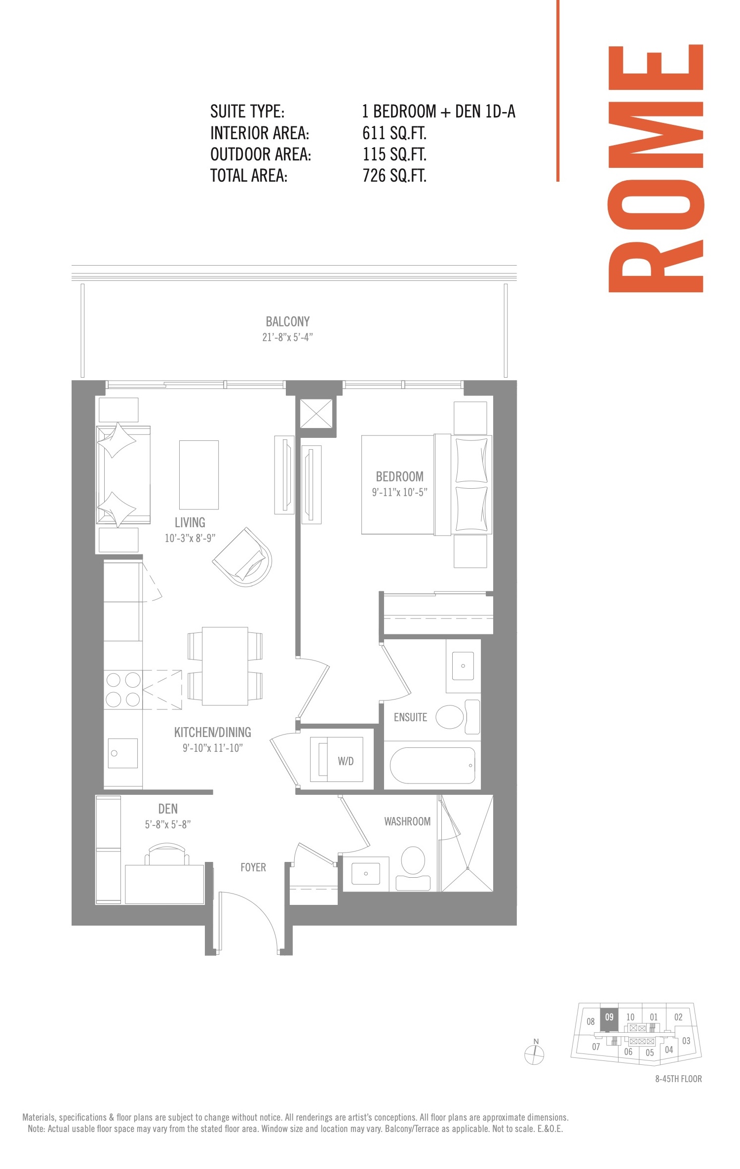 Rome floor plan
