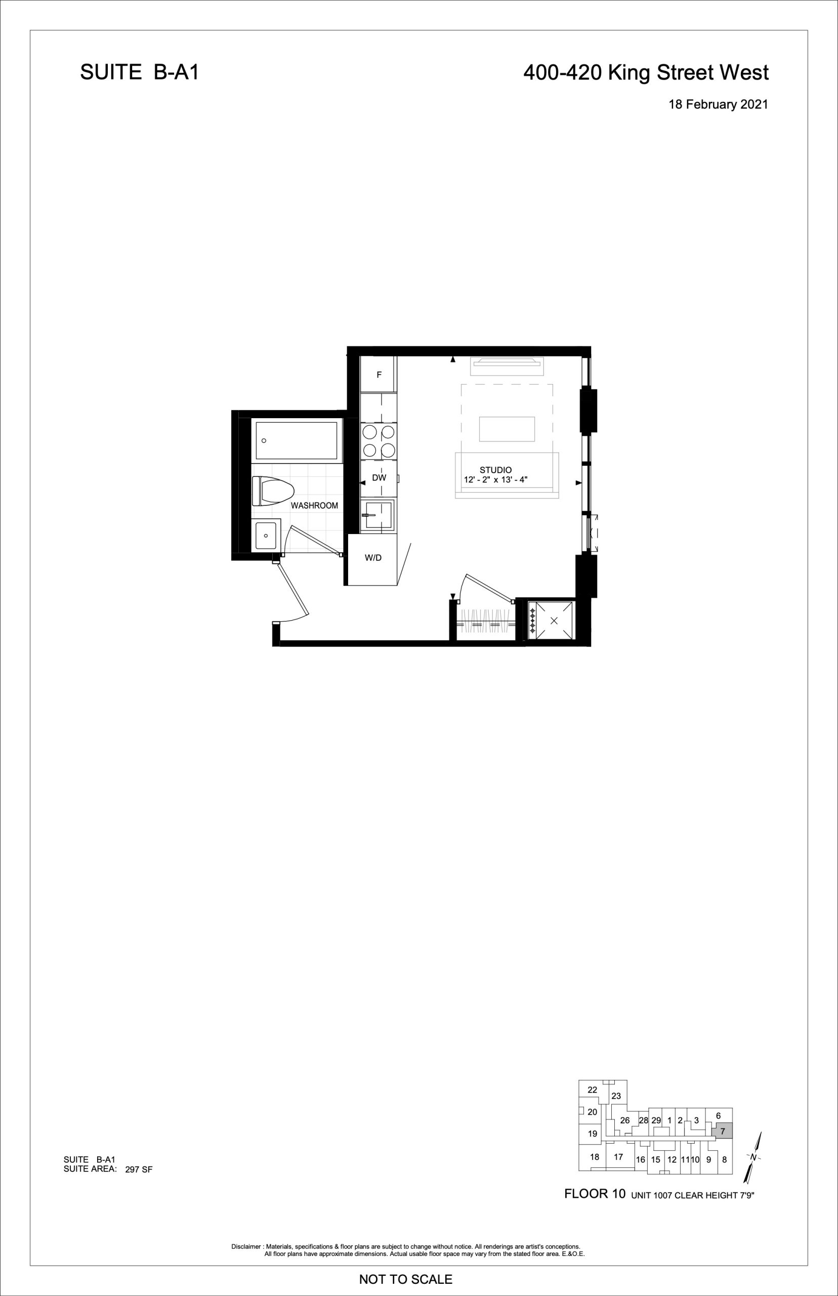 Suite B-A1 floor plan