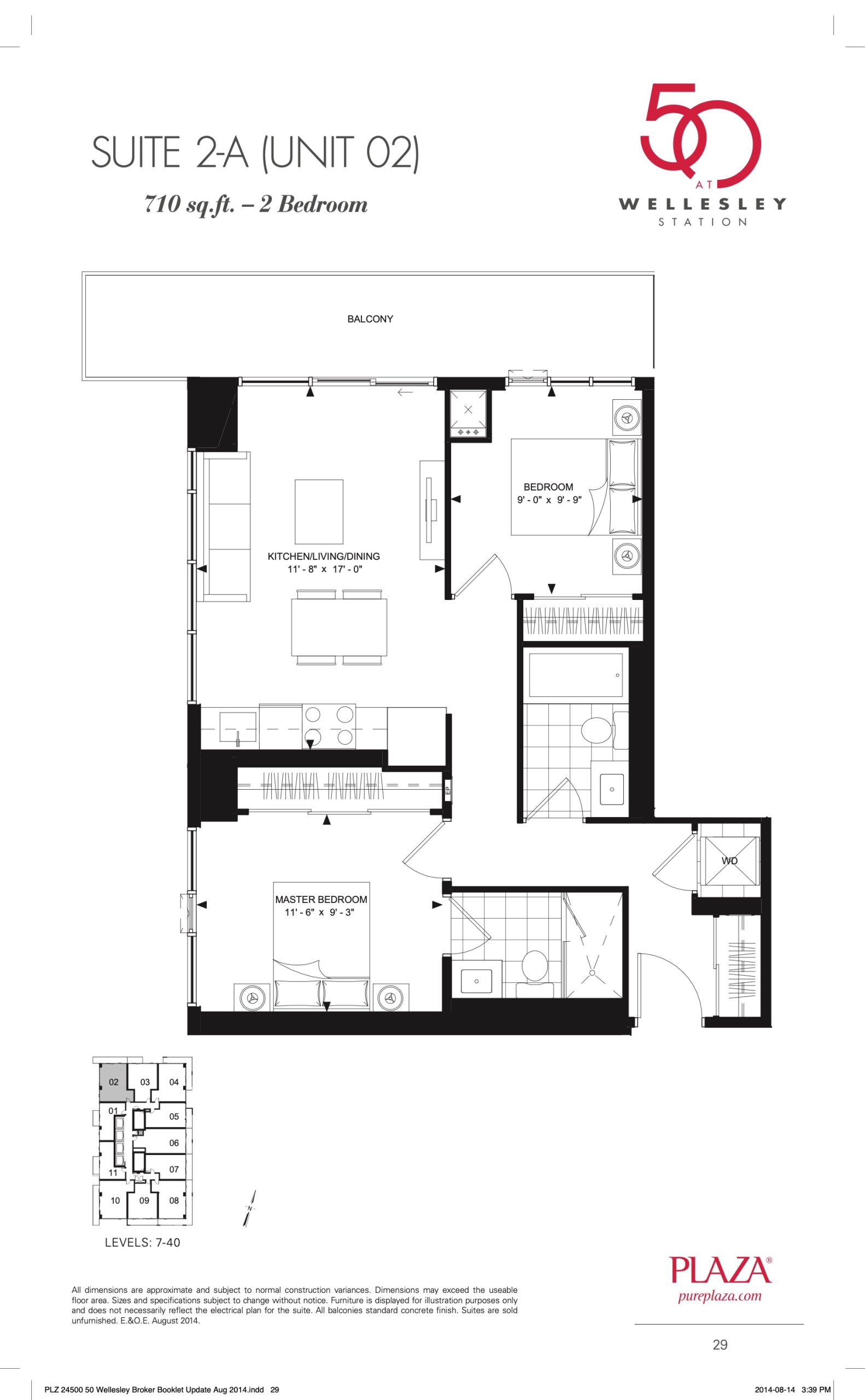 Suite 2-A (Unit 02) floor plan