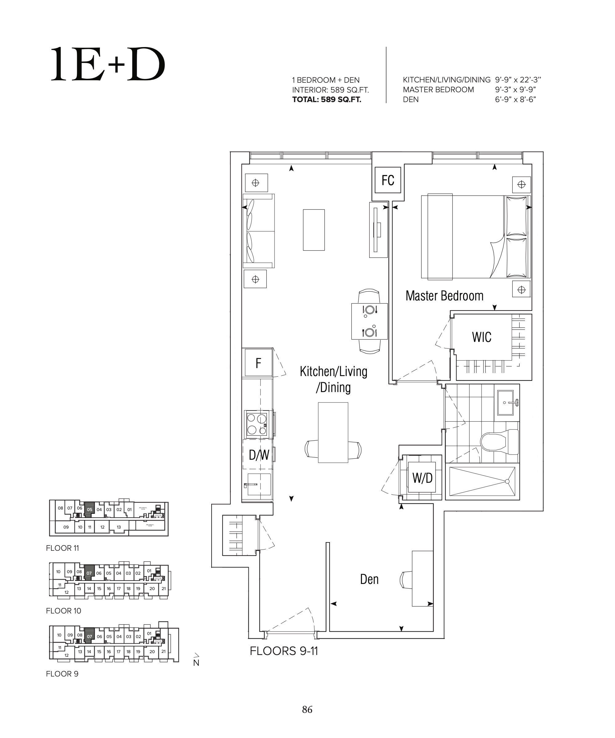 1E+D floor plan
