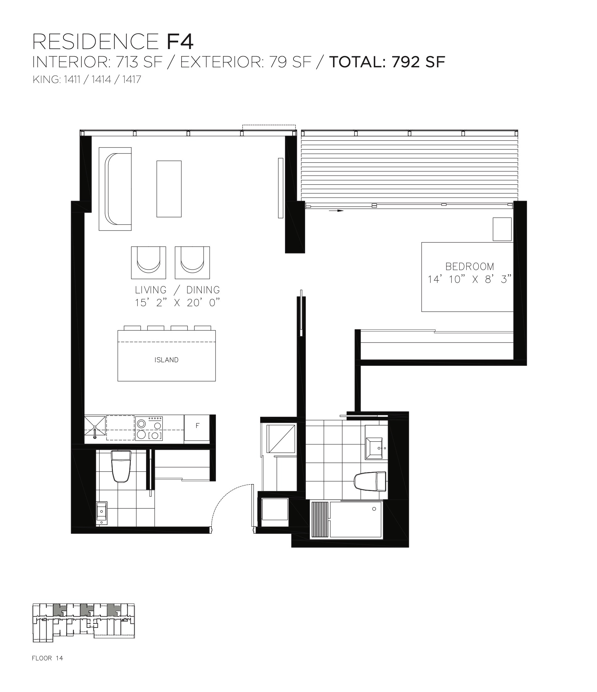 Residence F4 floor plan