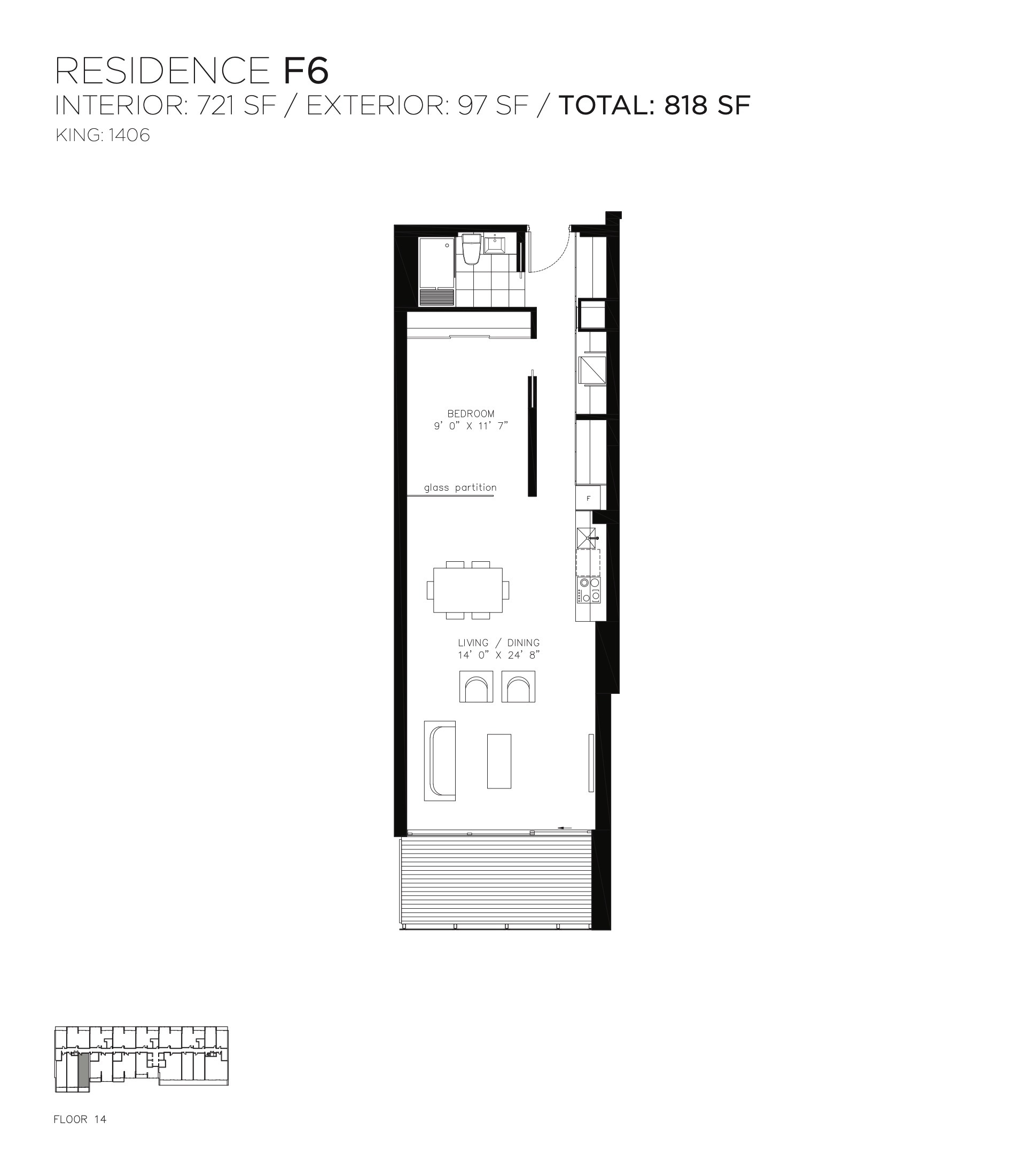 Residence F6 floor plan