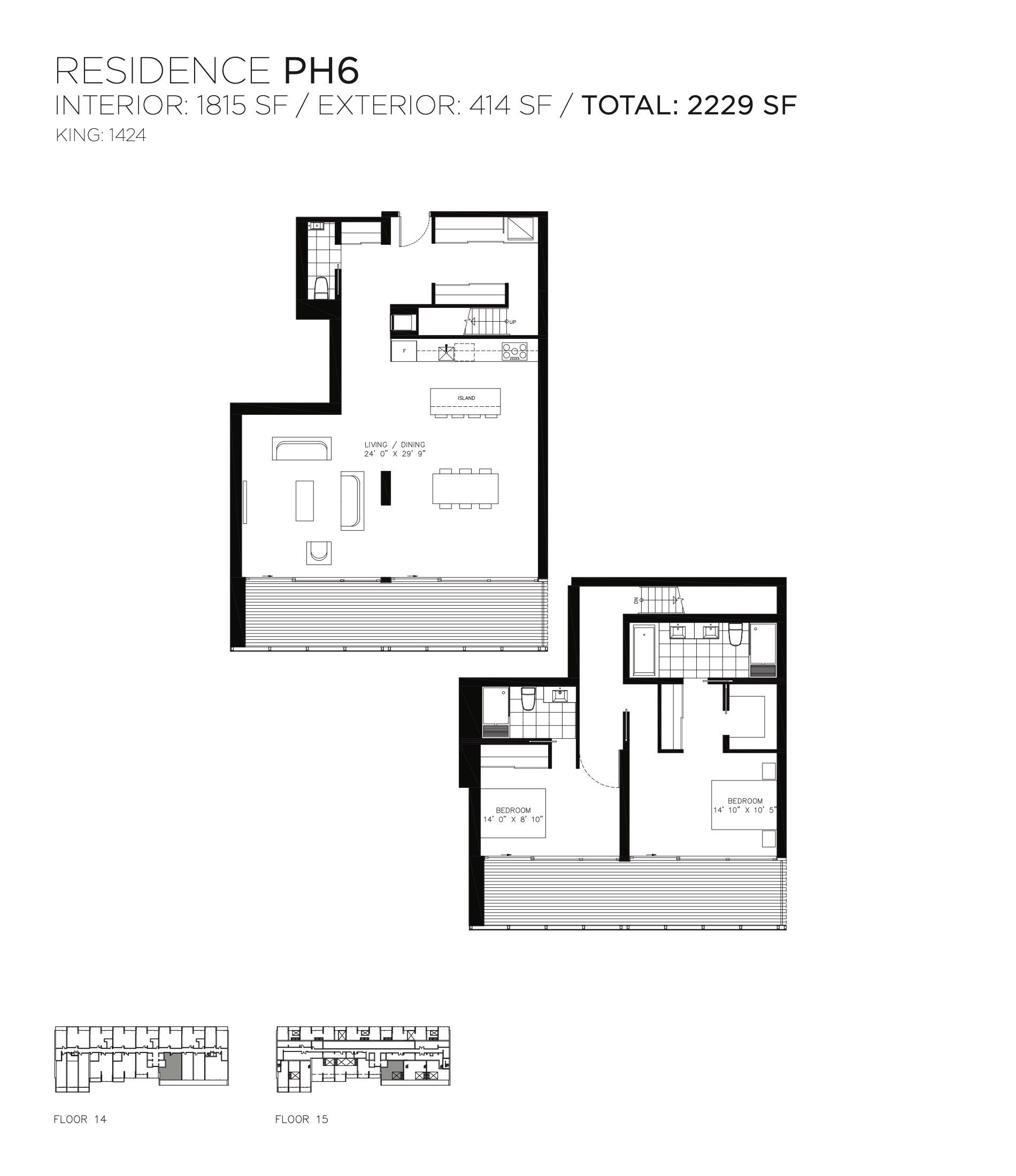 Residence PH6 floor plan