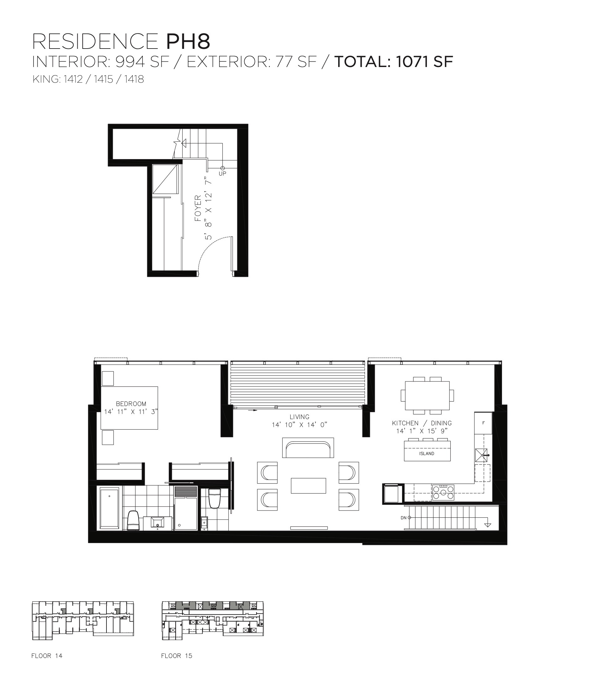 Residence PH8 floor plan