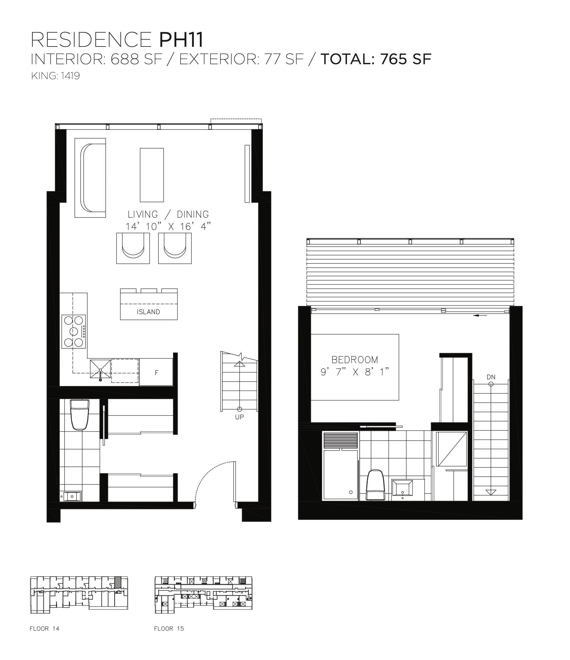 Residence PH11 floor plan