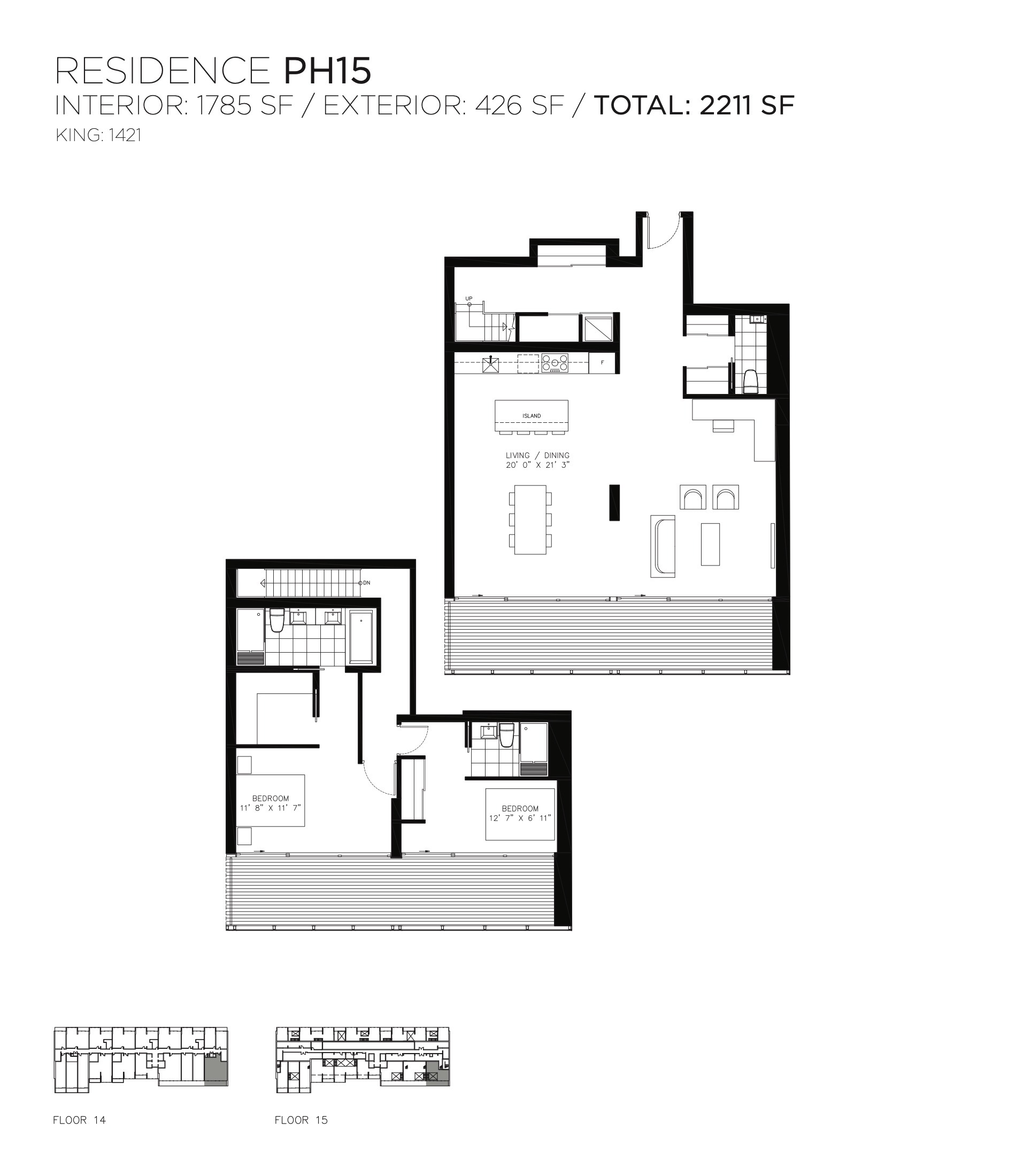 Residence PH15 floor plan
