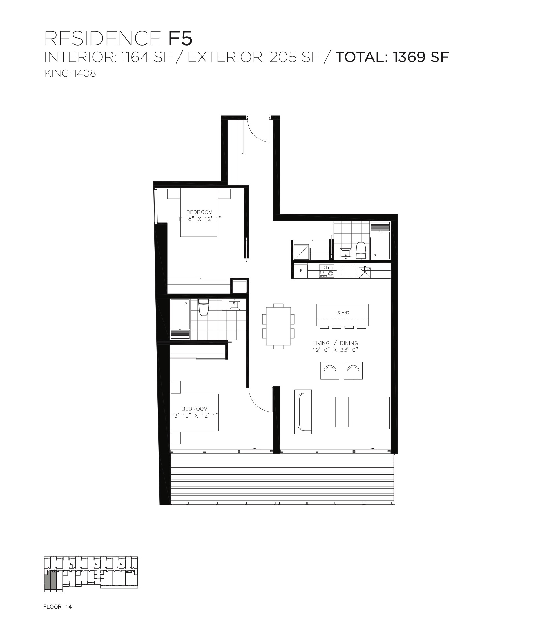 Residence F5 floor plan
