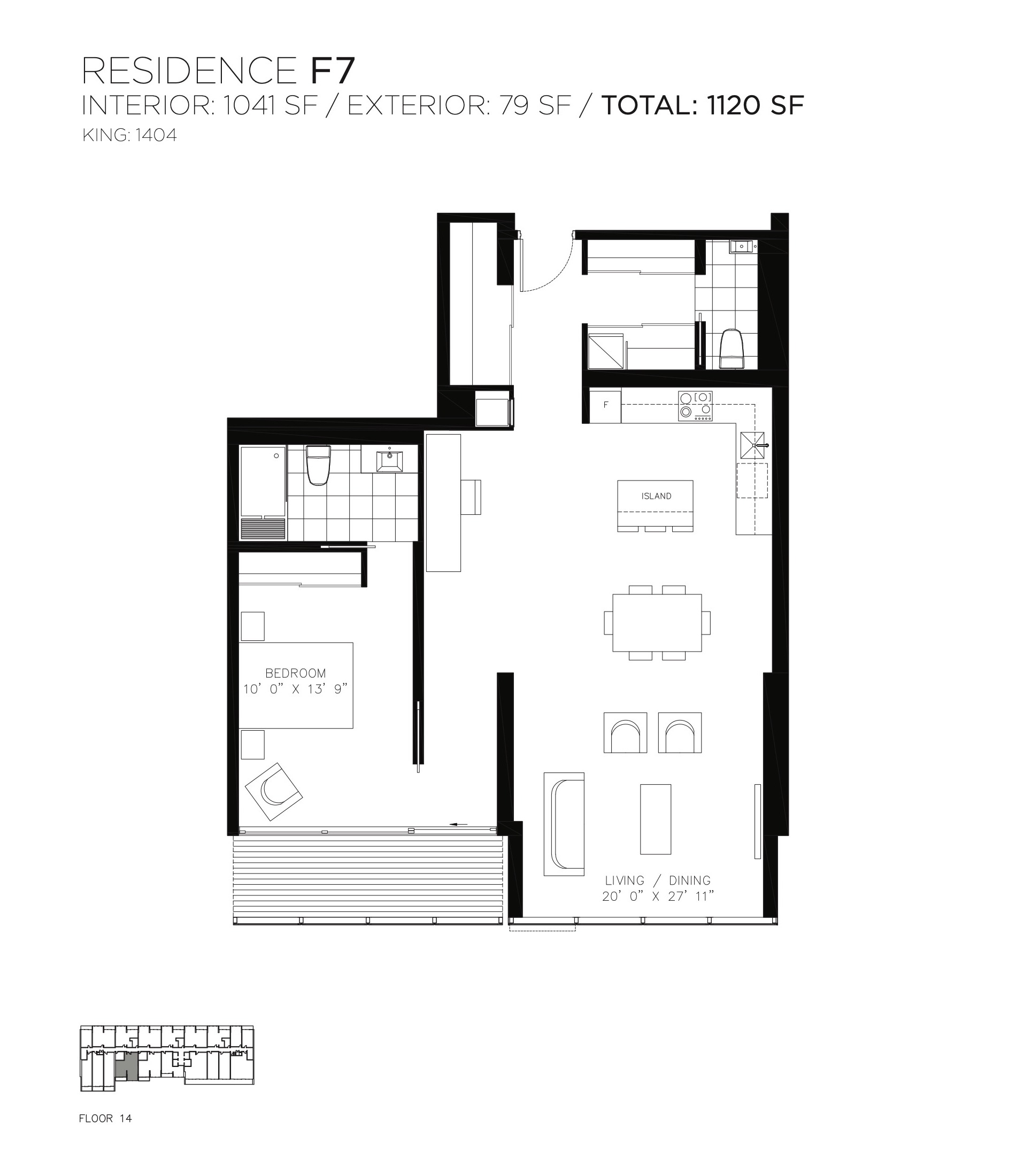 Residence F7 floor plan