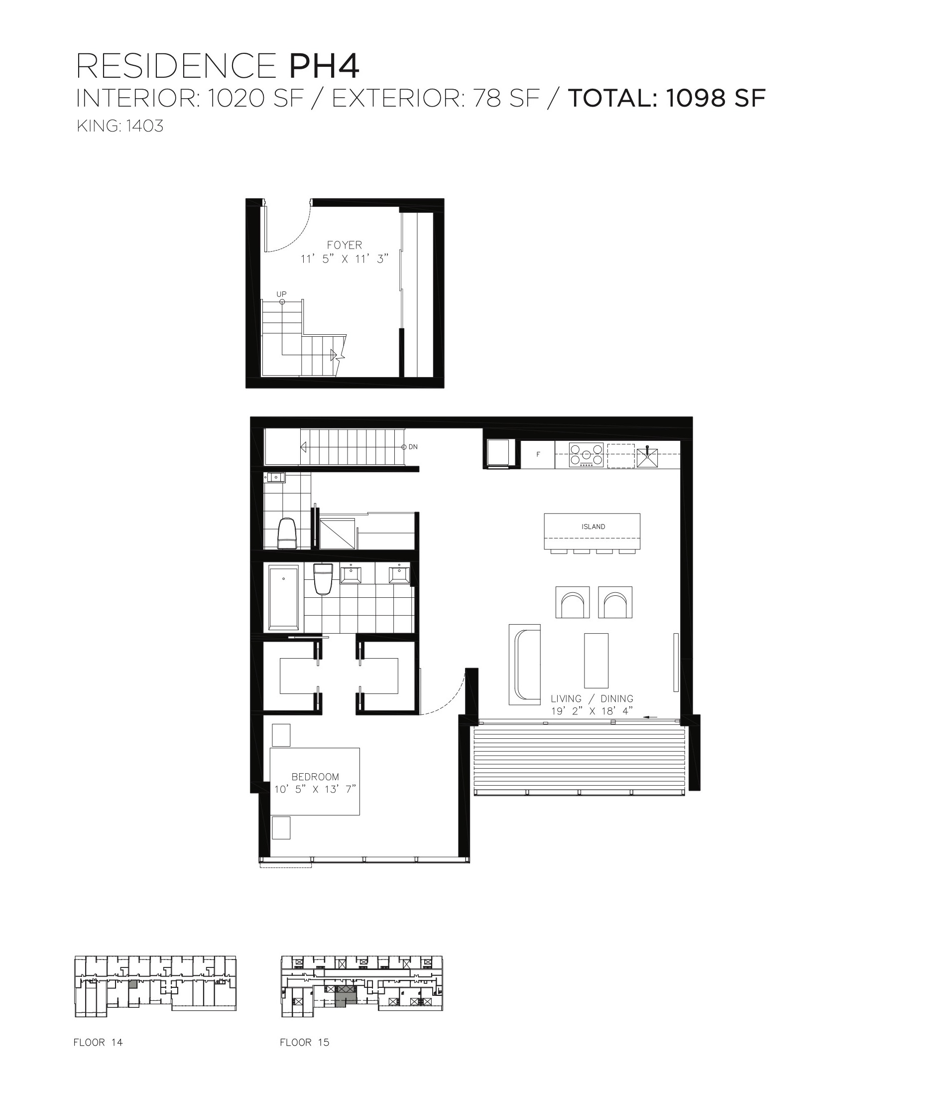 Residence PH4 floor plan