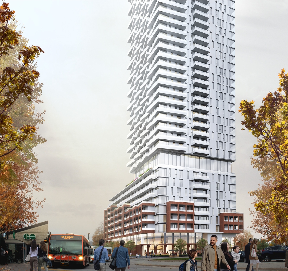 70 Park Street East in Mississauga — rendering 3