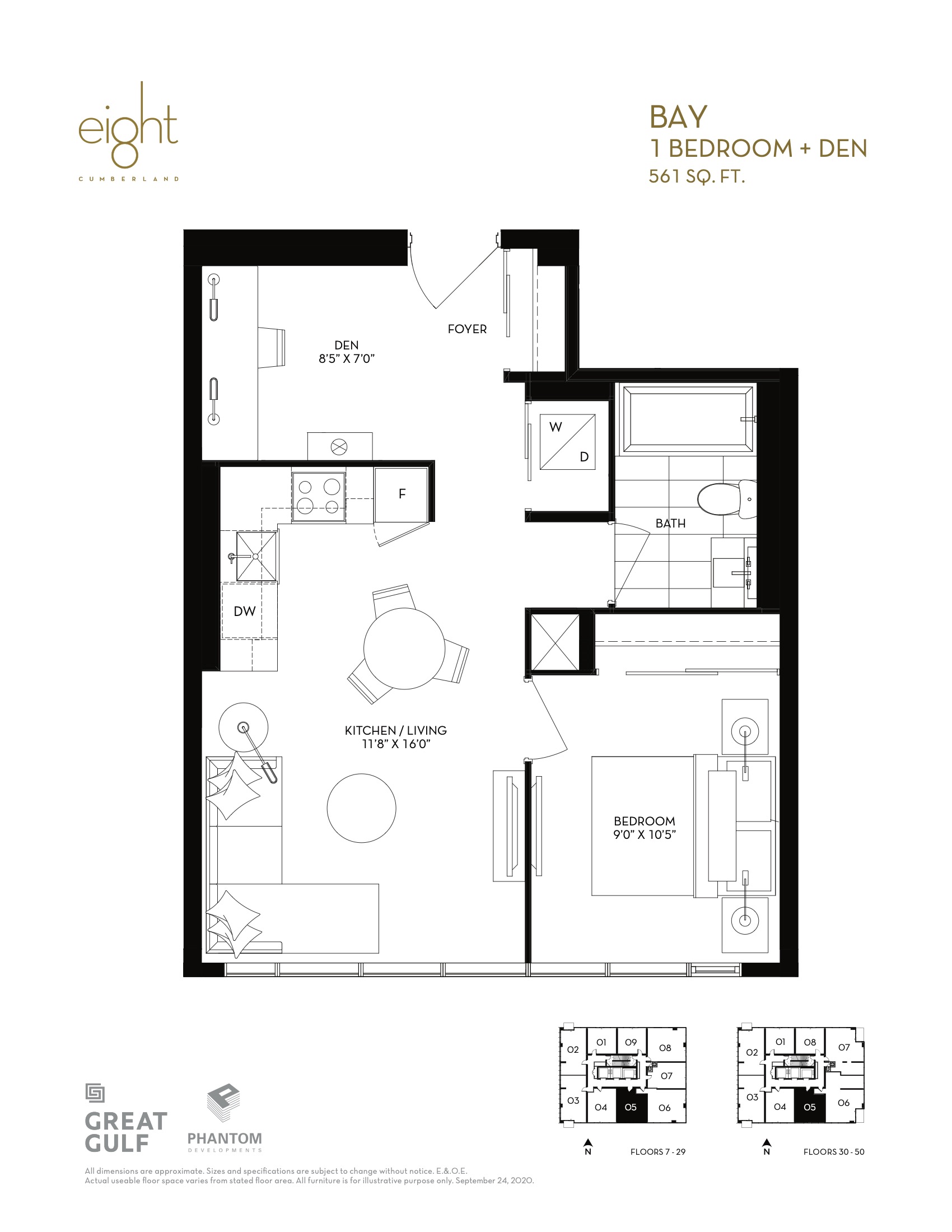 Bay floor plan