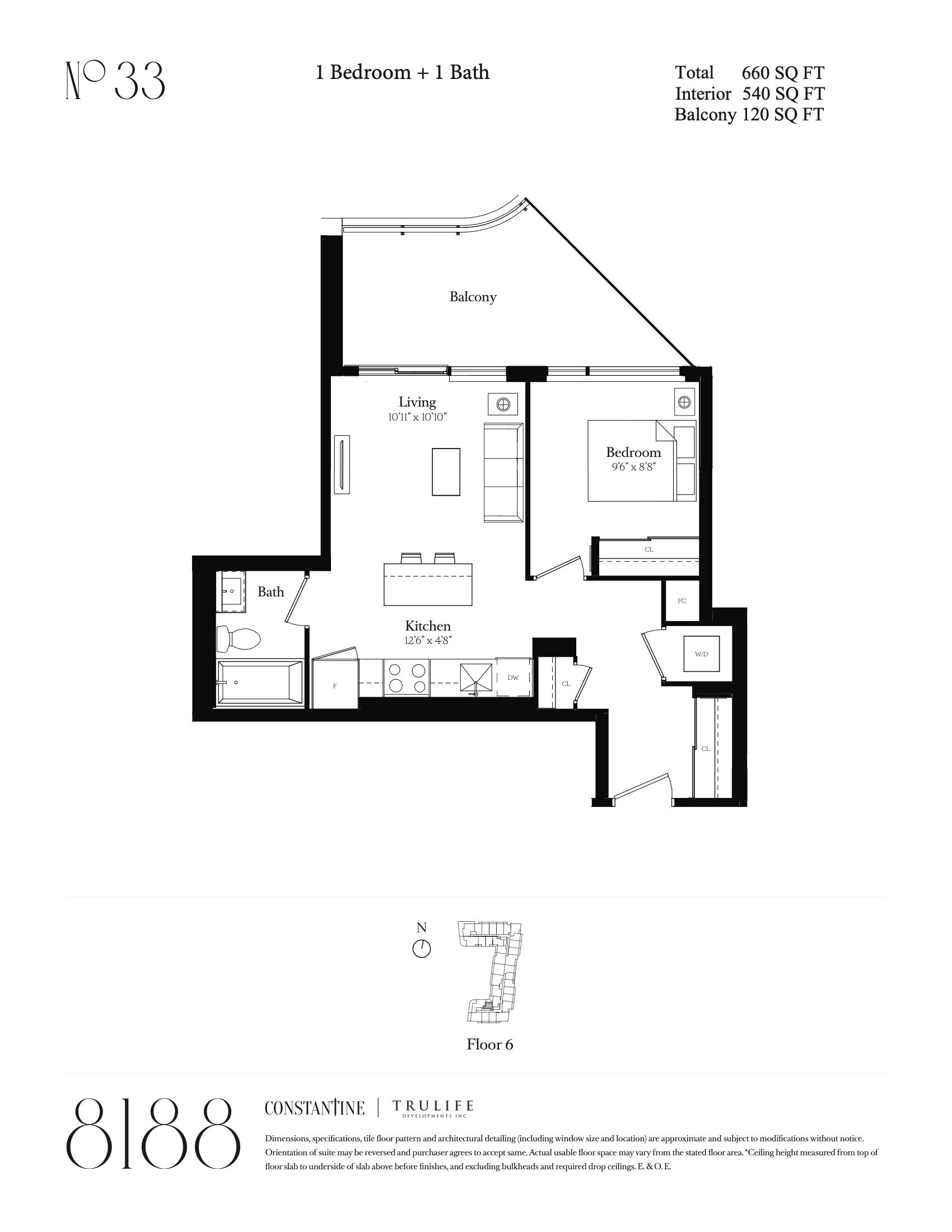 No 33 floor plan