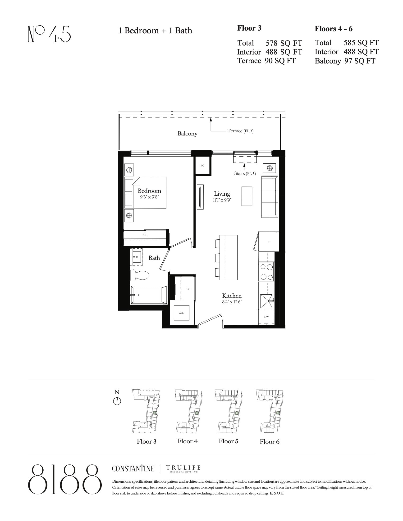 No 45 floor plan