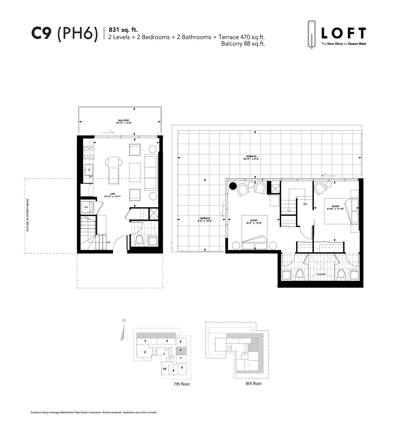C9 (PH6) floor plan