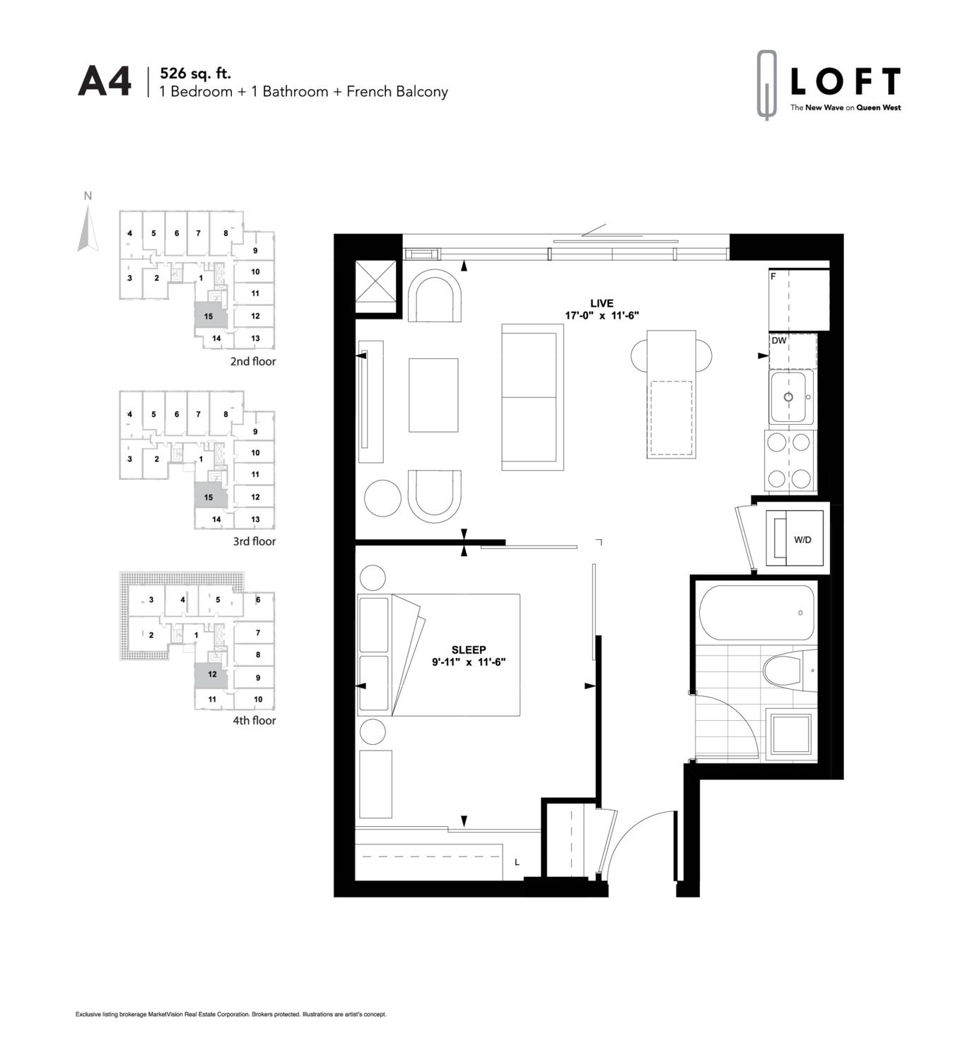 A4 floor plan