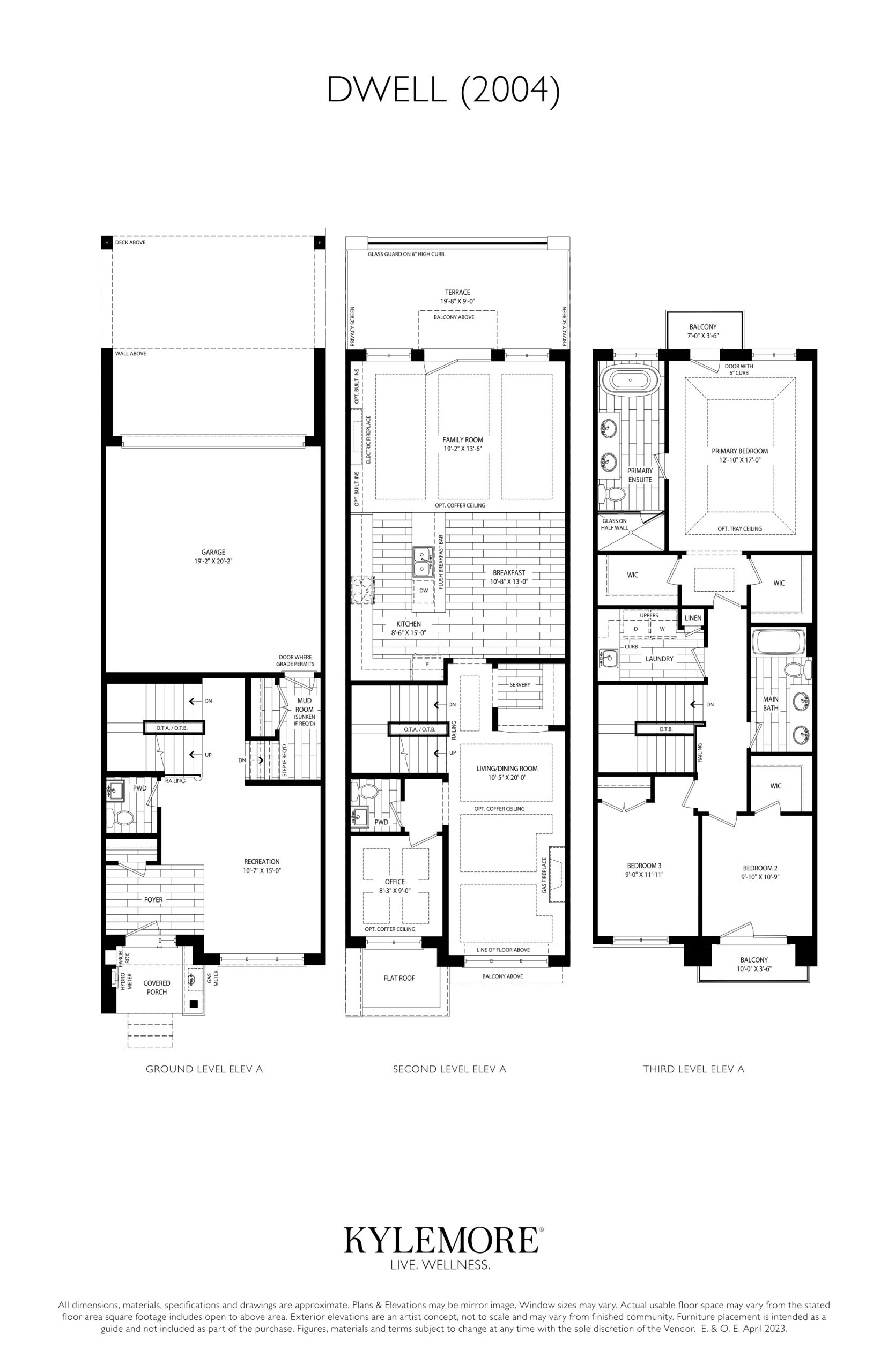Dwell (2004) Elev. A floor plan