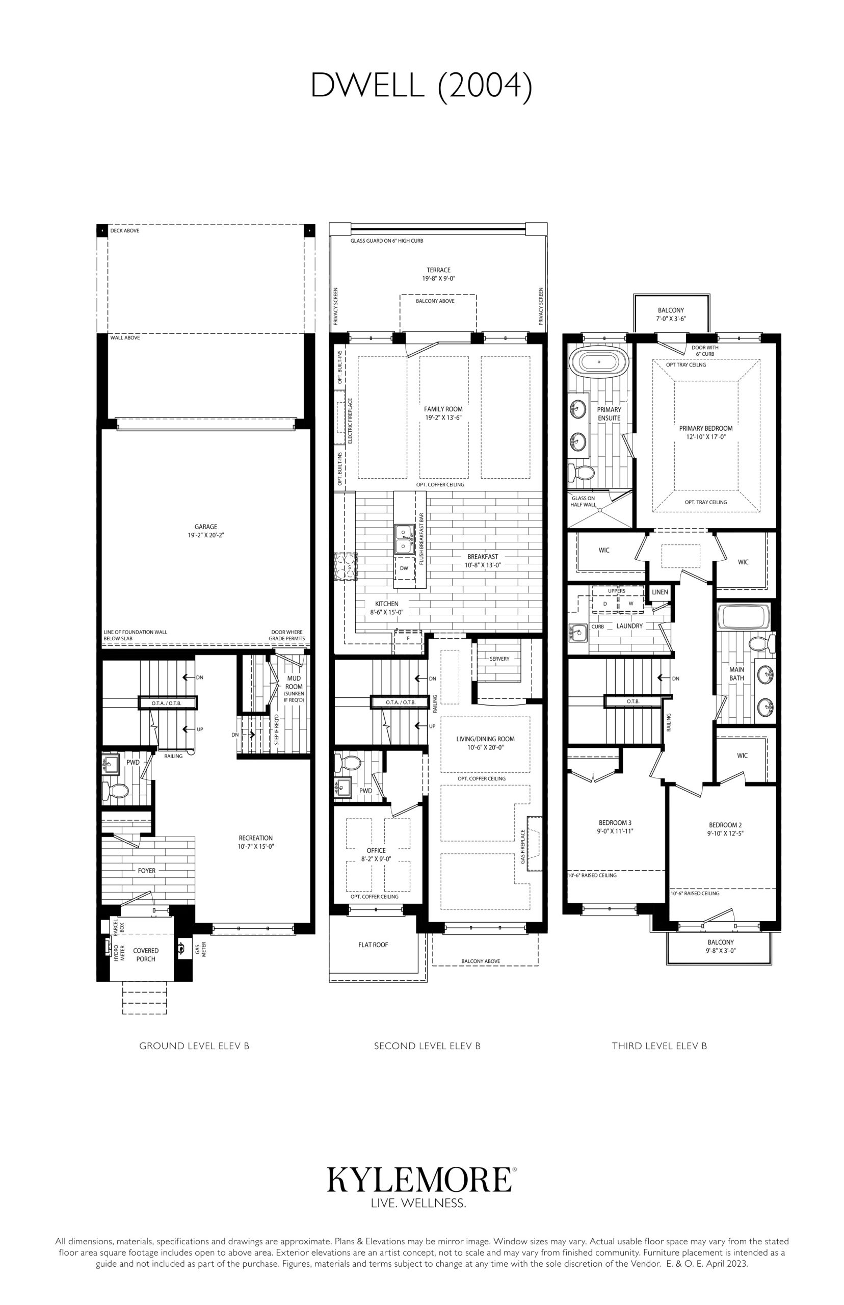 Dwell (2004) Elev. B floor plan