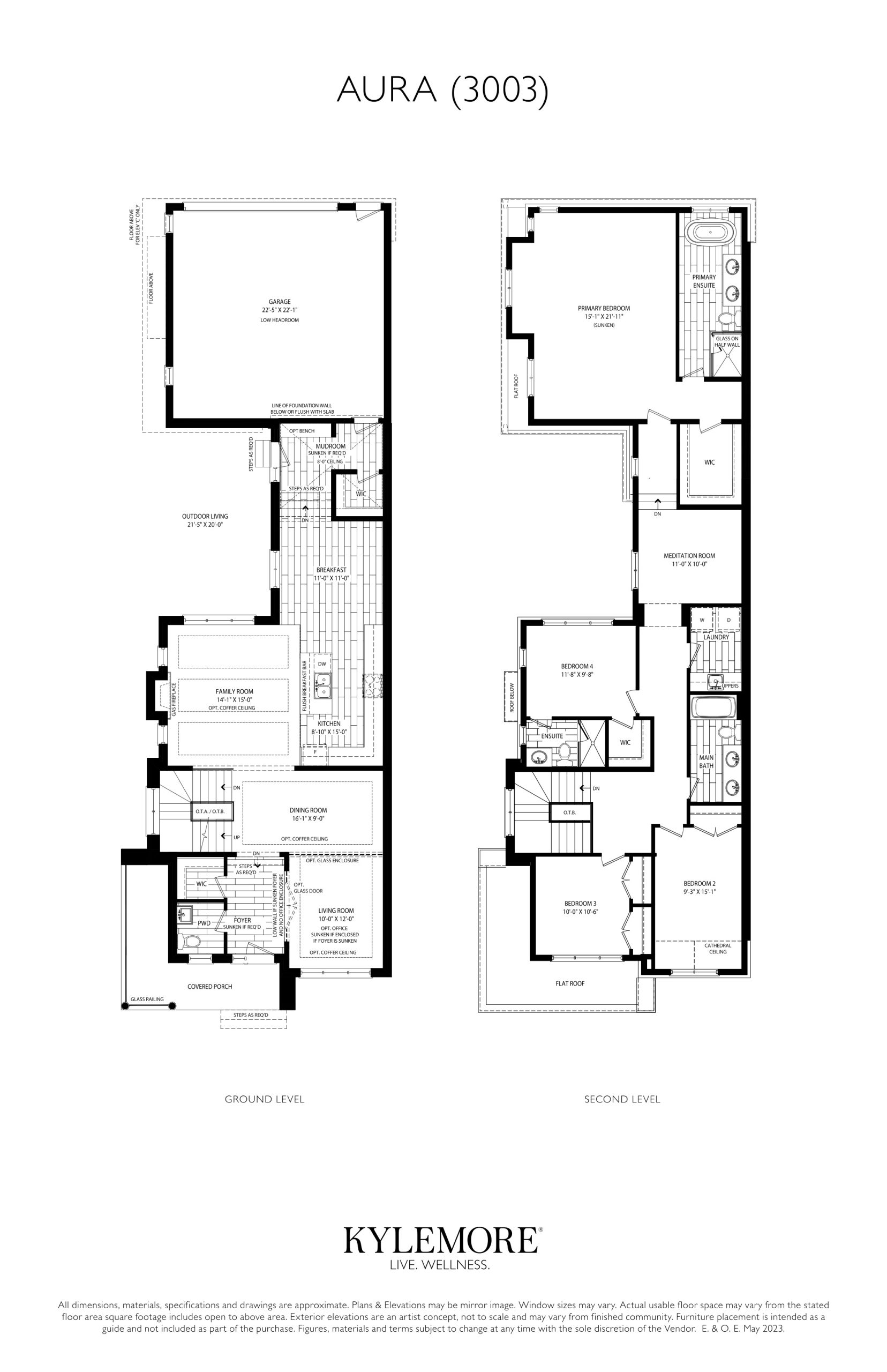 Aura (3003) Elev. A floor plan