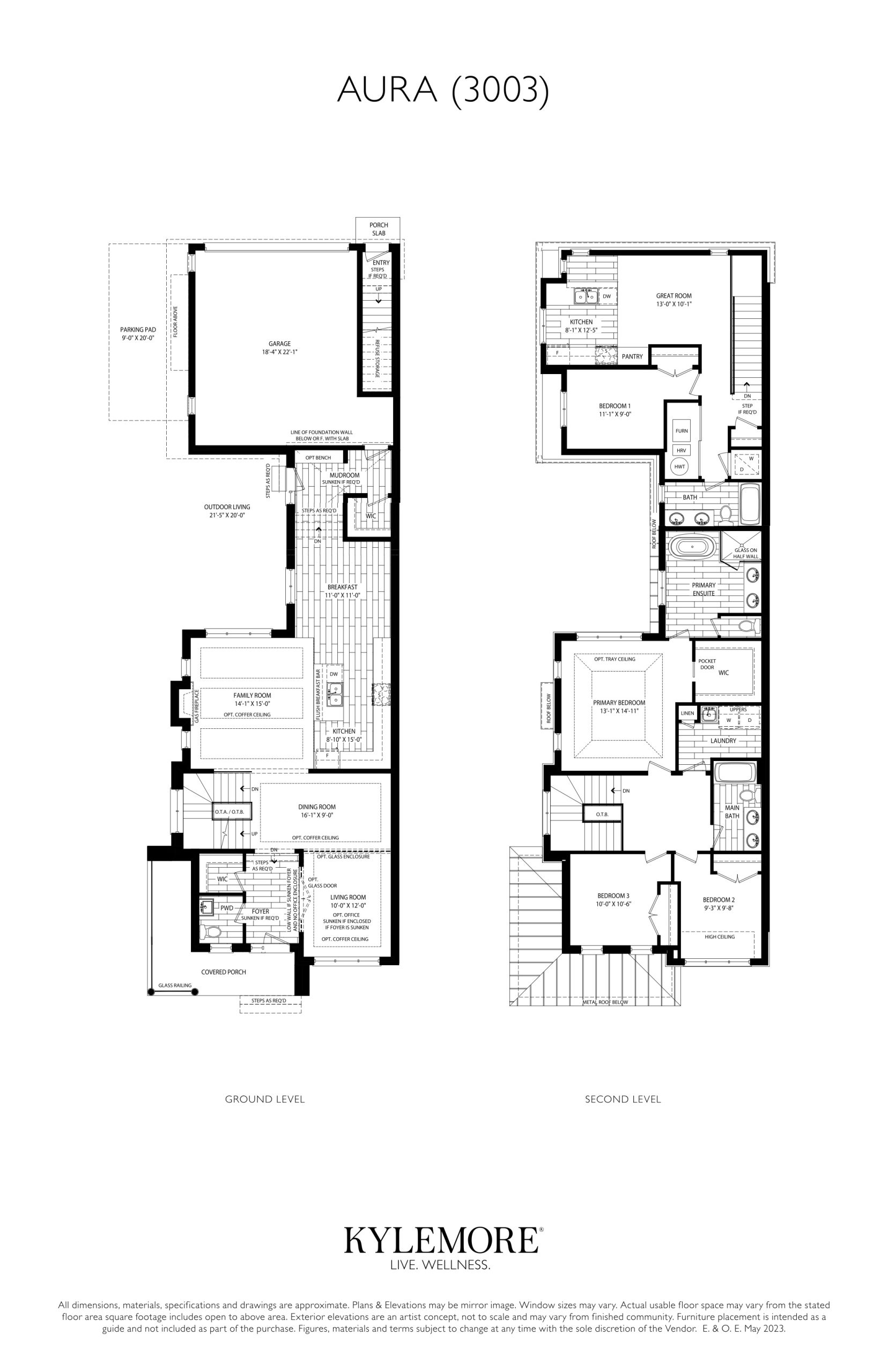 Aura (3003) Elev. C floor plan