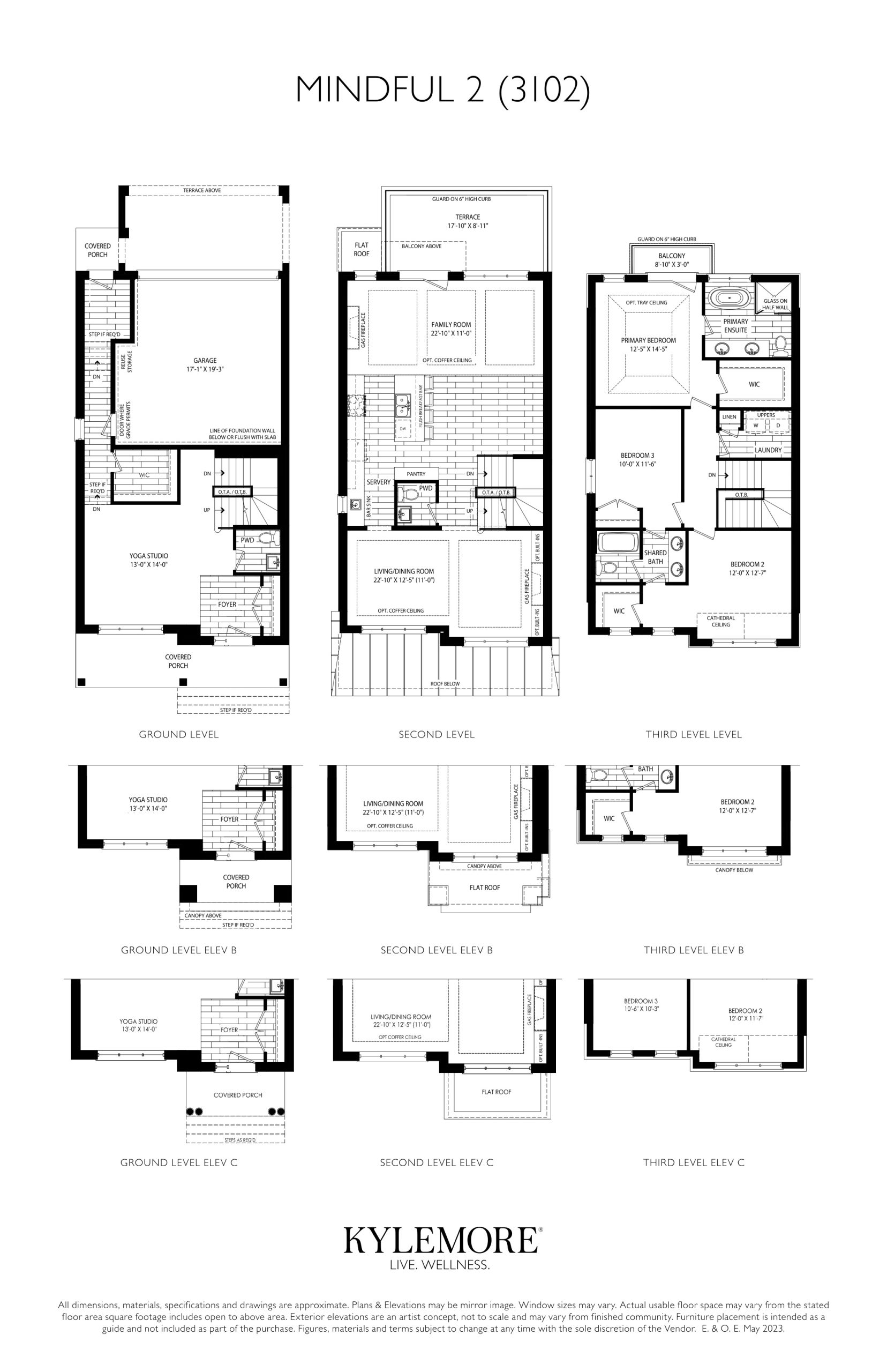 Mindful 2 (3102) Elev. A - C floor plan