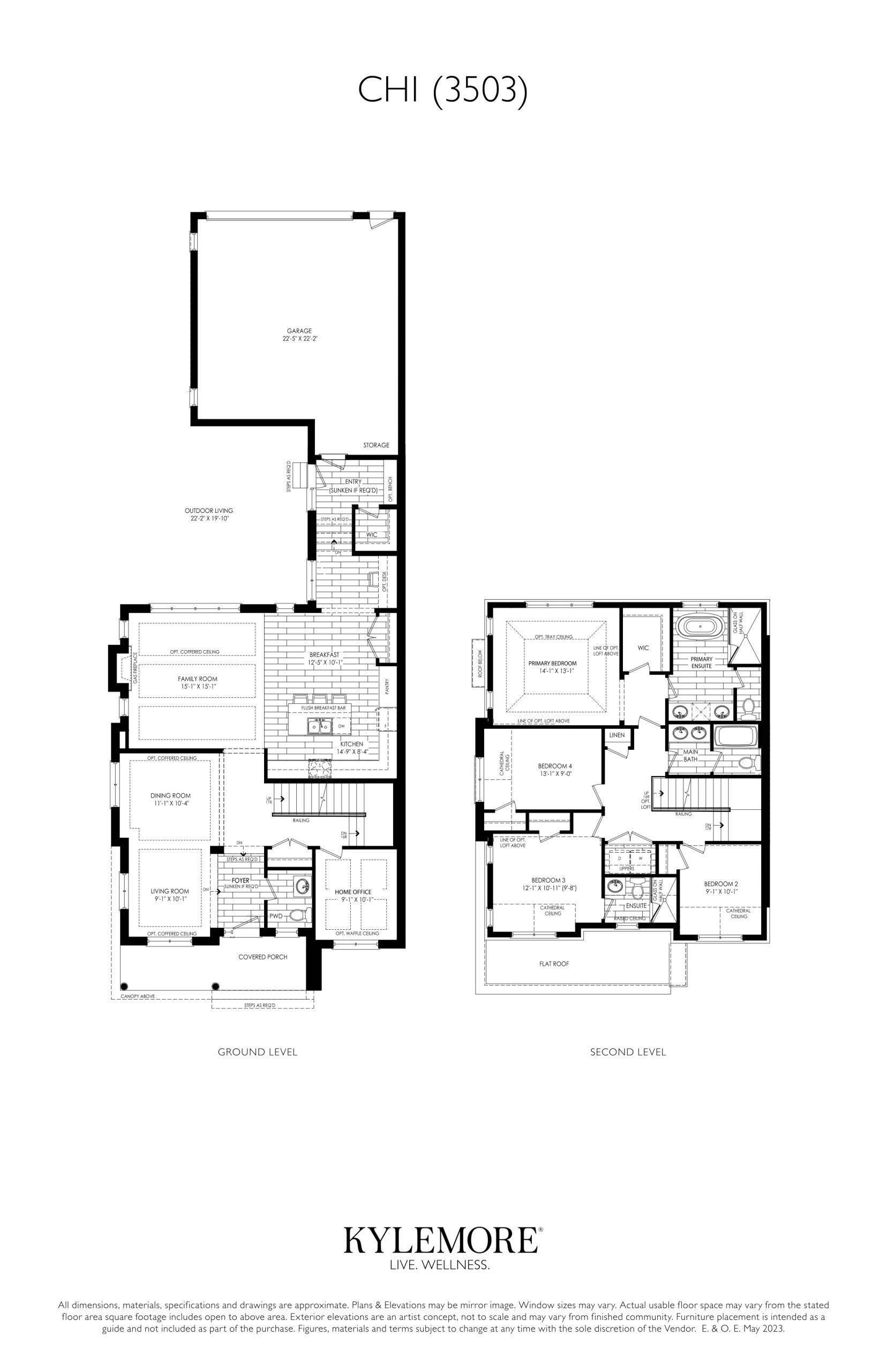 Chi (3503) Elev. C floor plan