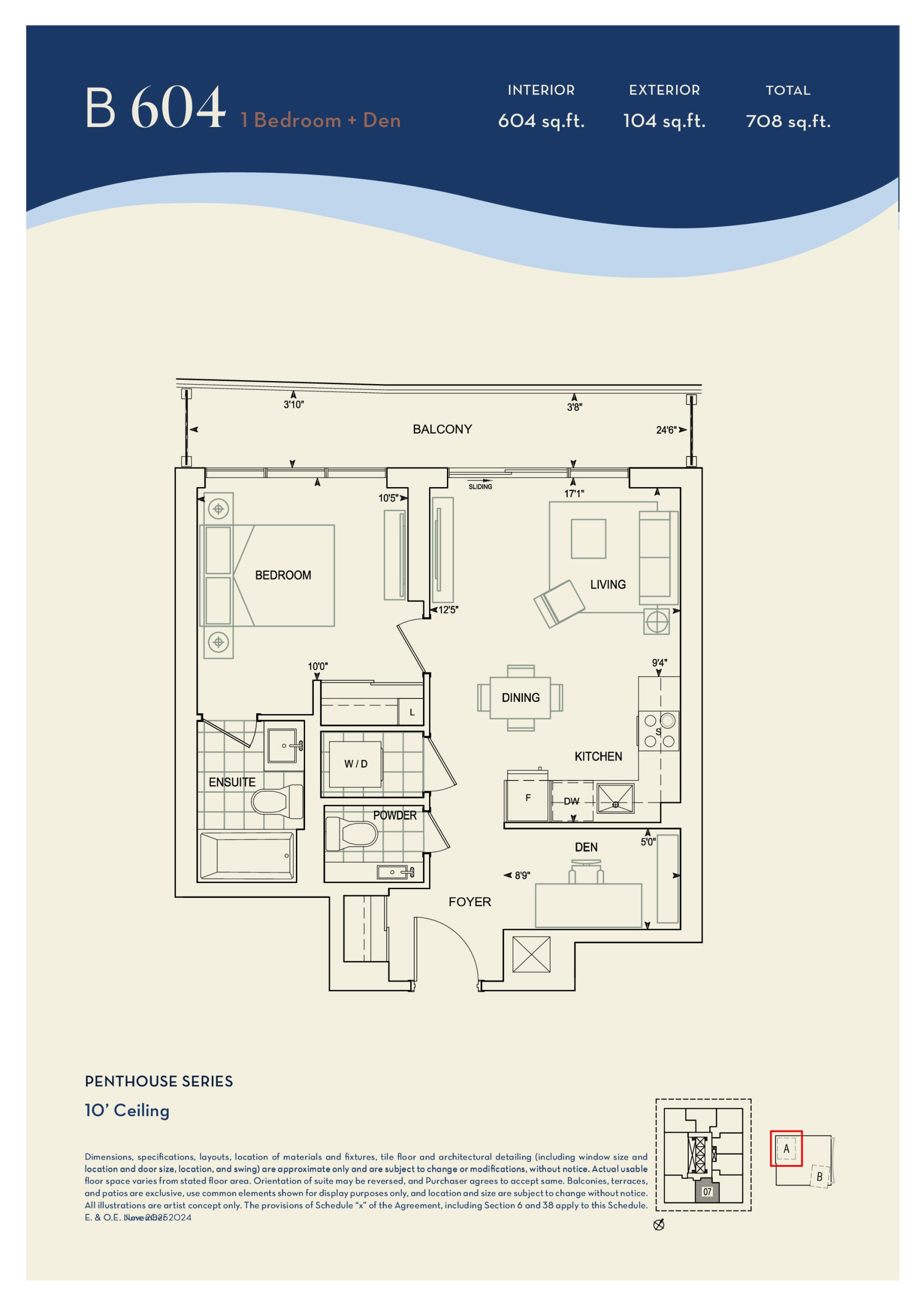 B604 floor plan