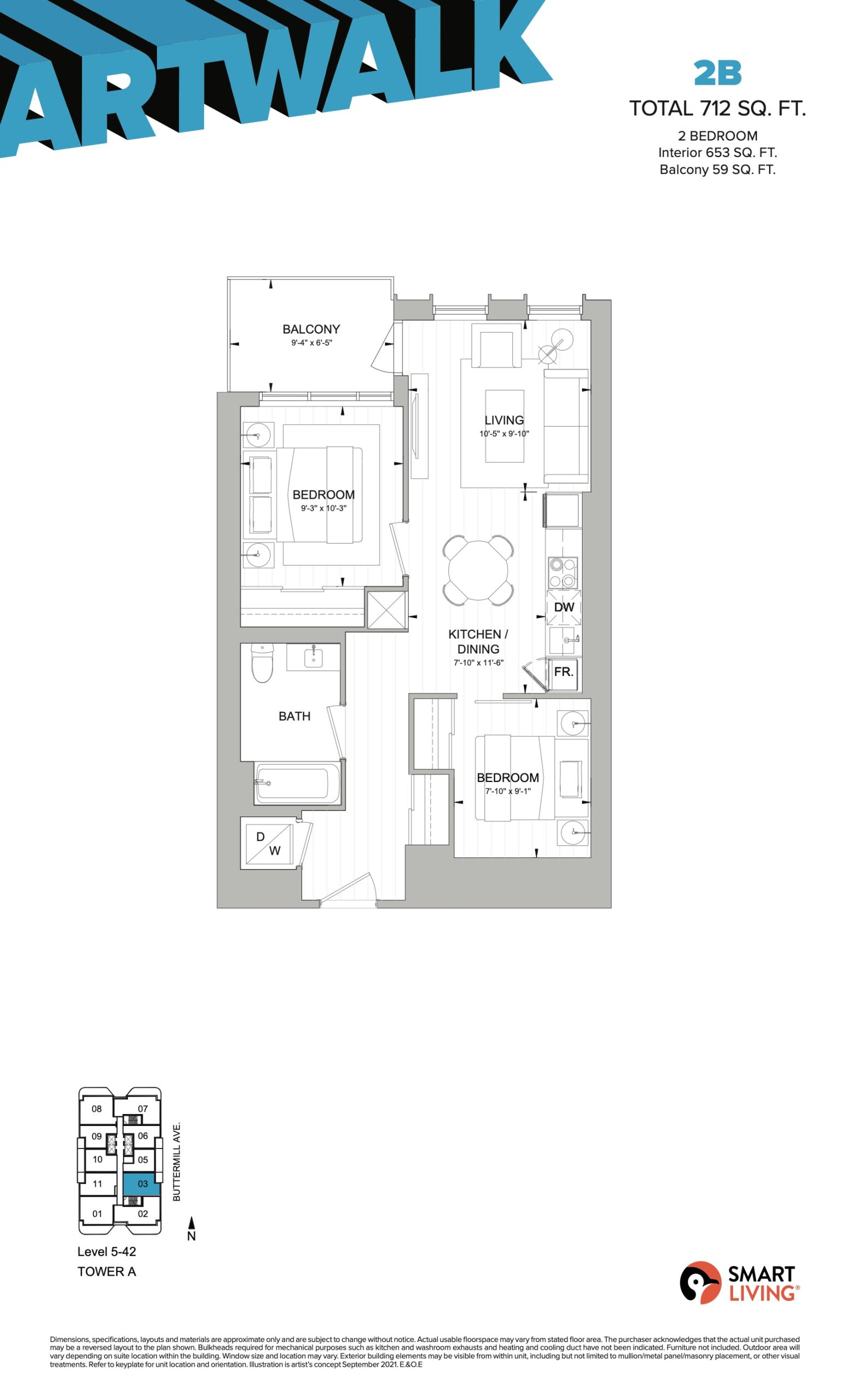 2B floor plan