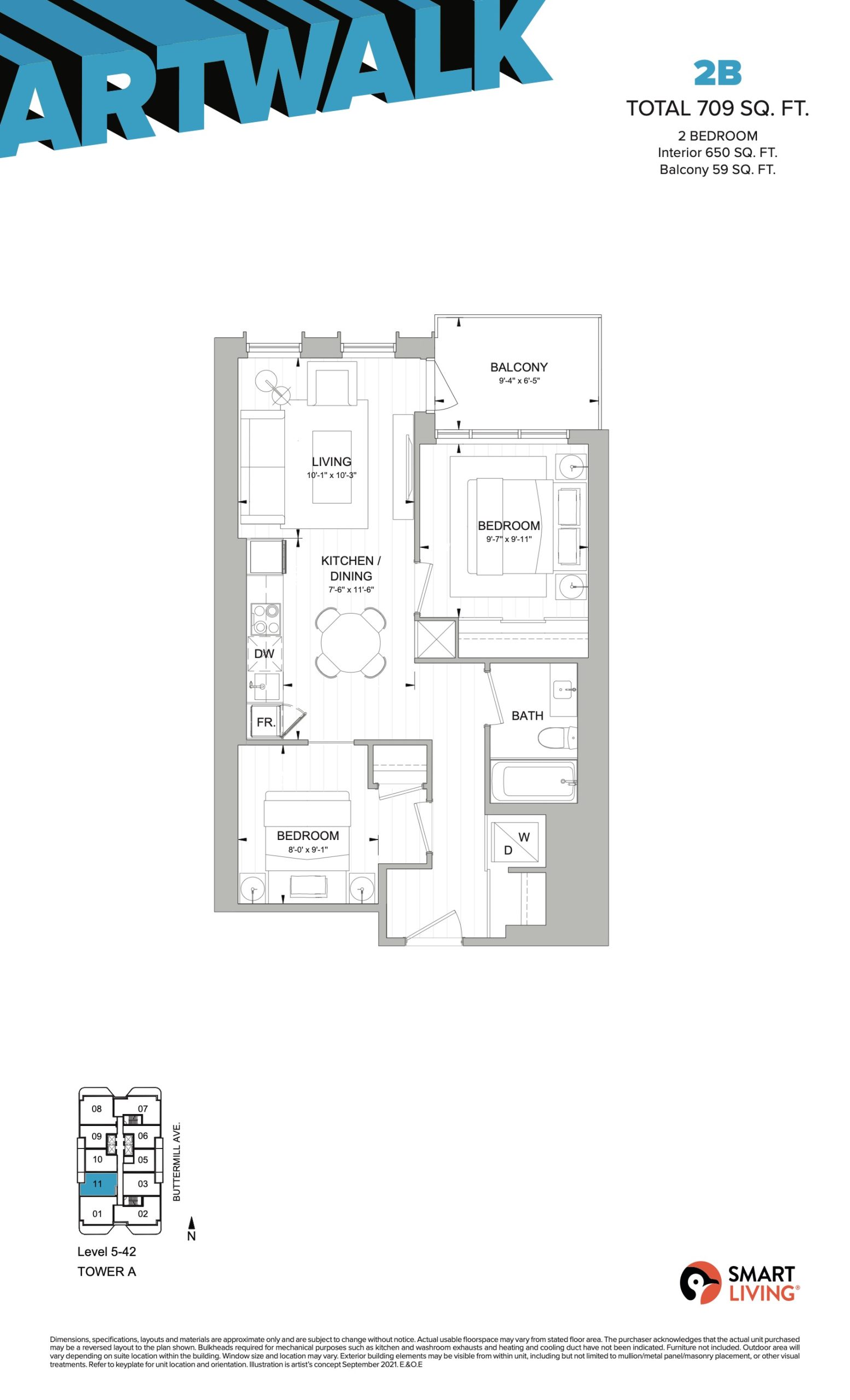 2B floor plan