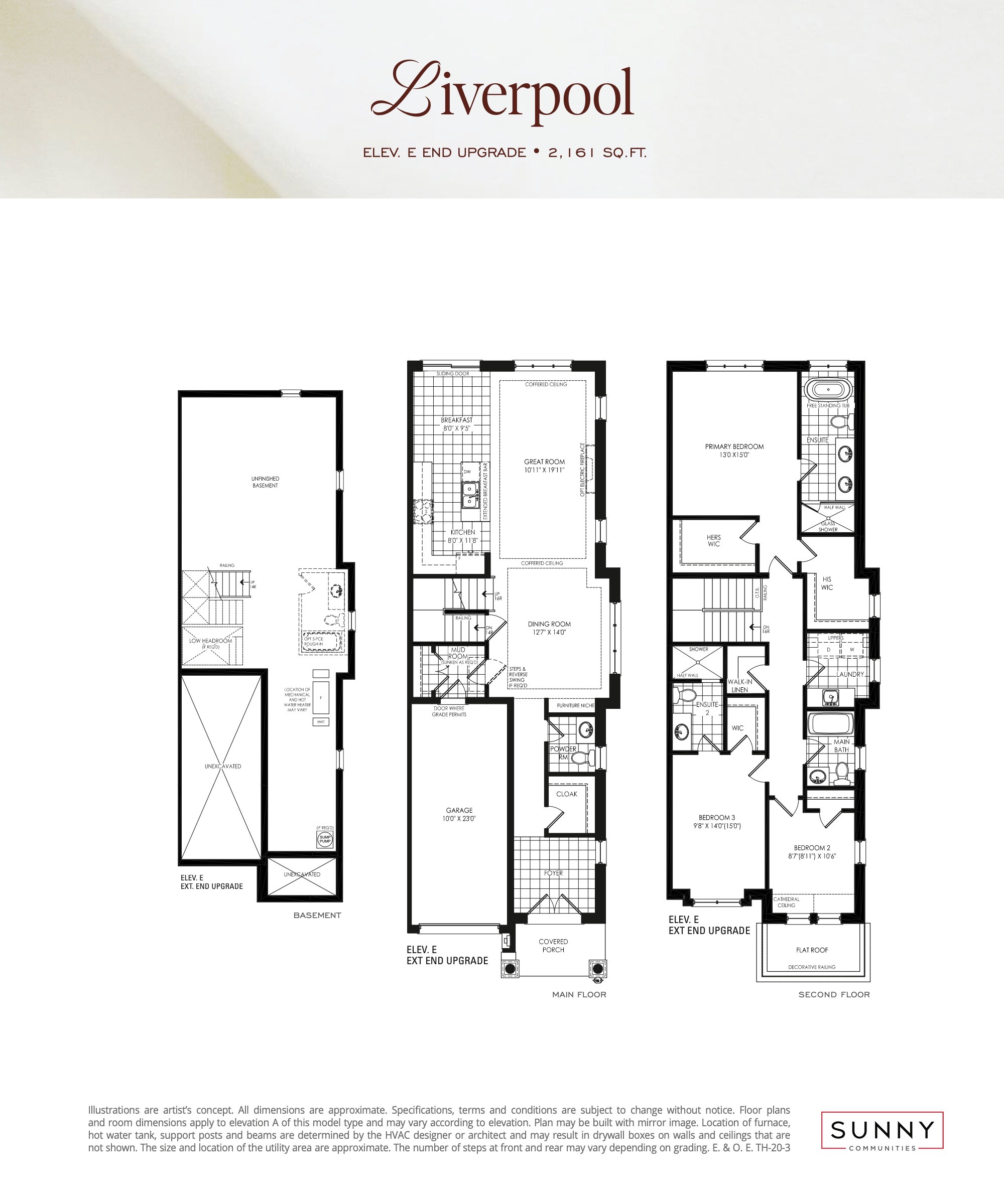 Liverpool Elev E End Upgrade (Prism Collection) floor plan