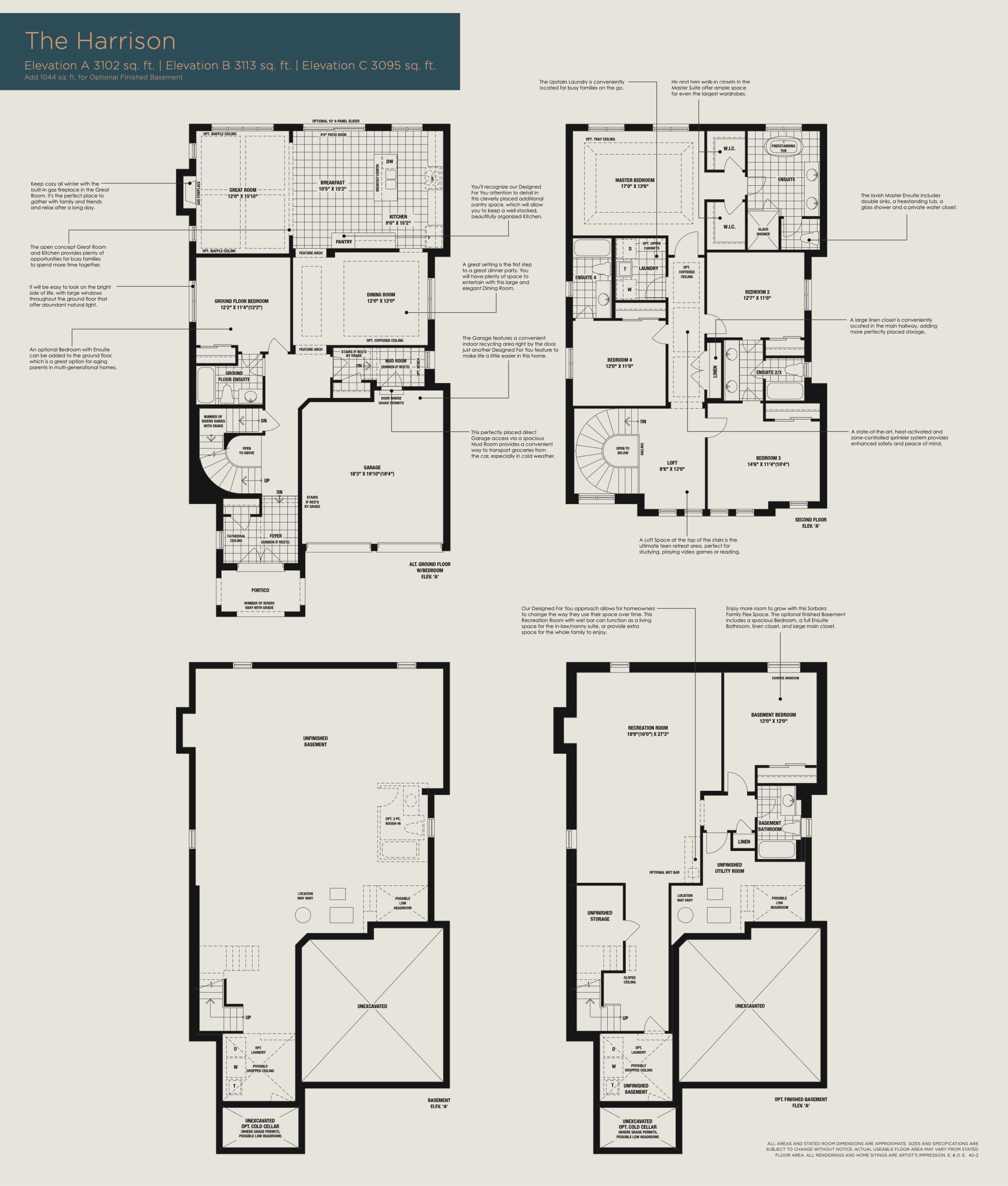 The Harrison floor plan