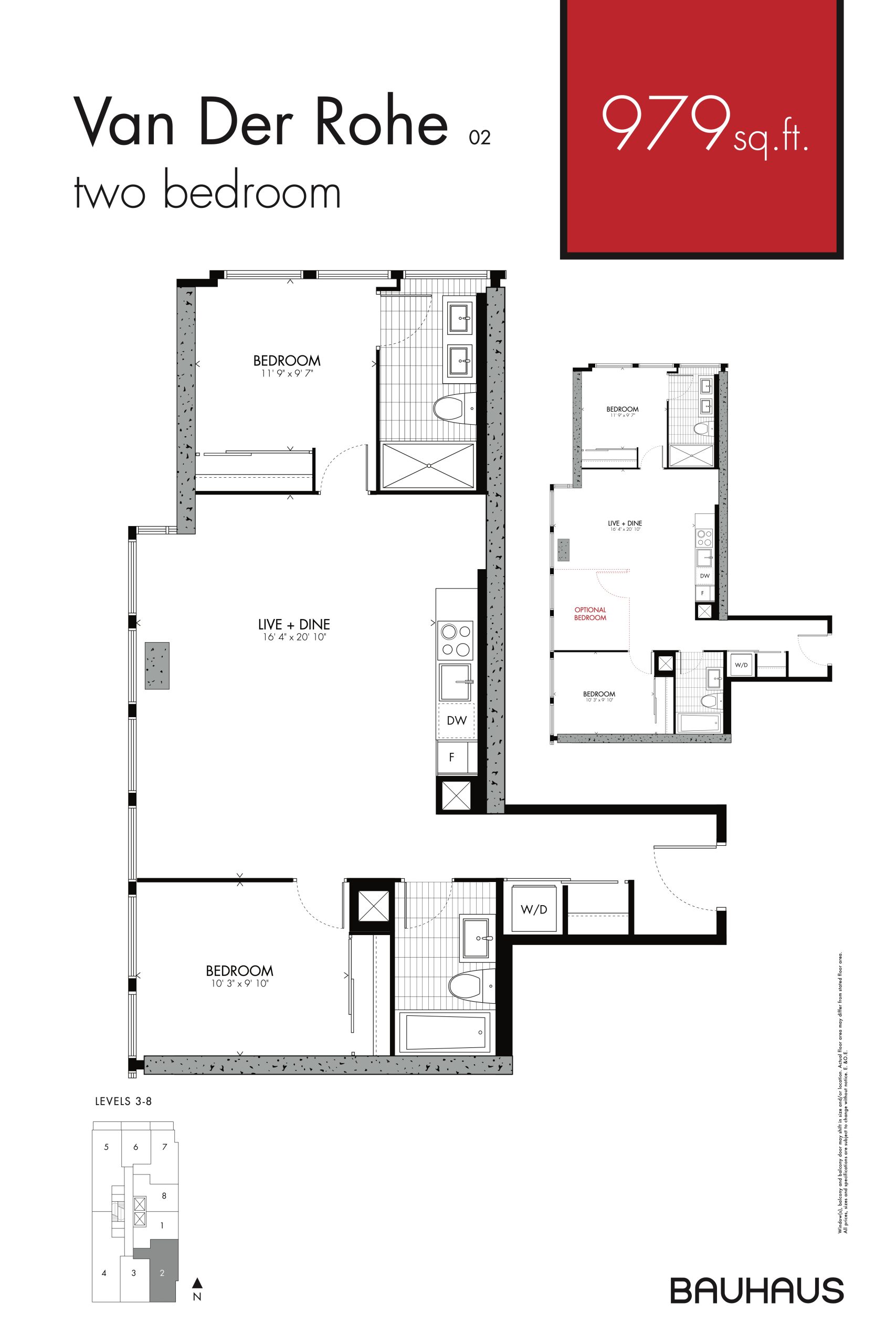 Van Der Rohe floor plan