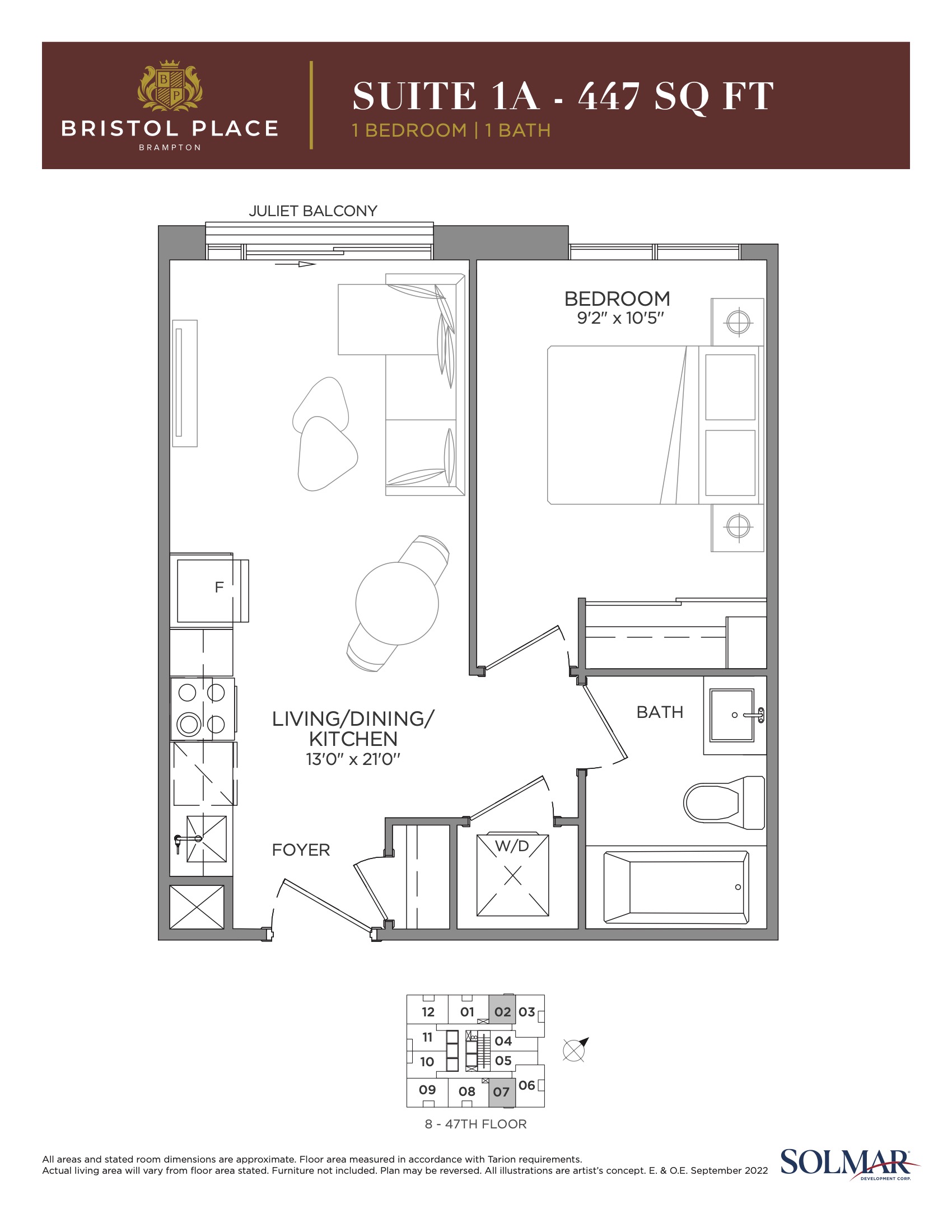 Suite 1A floor plan