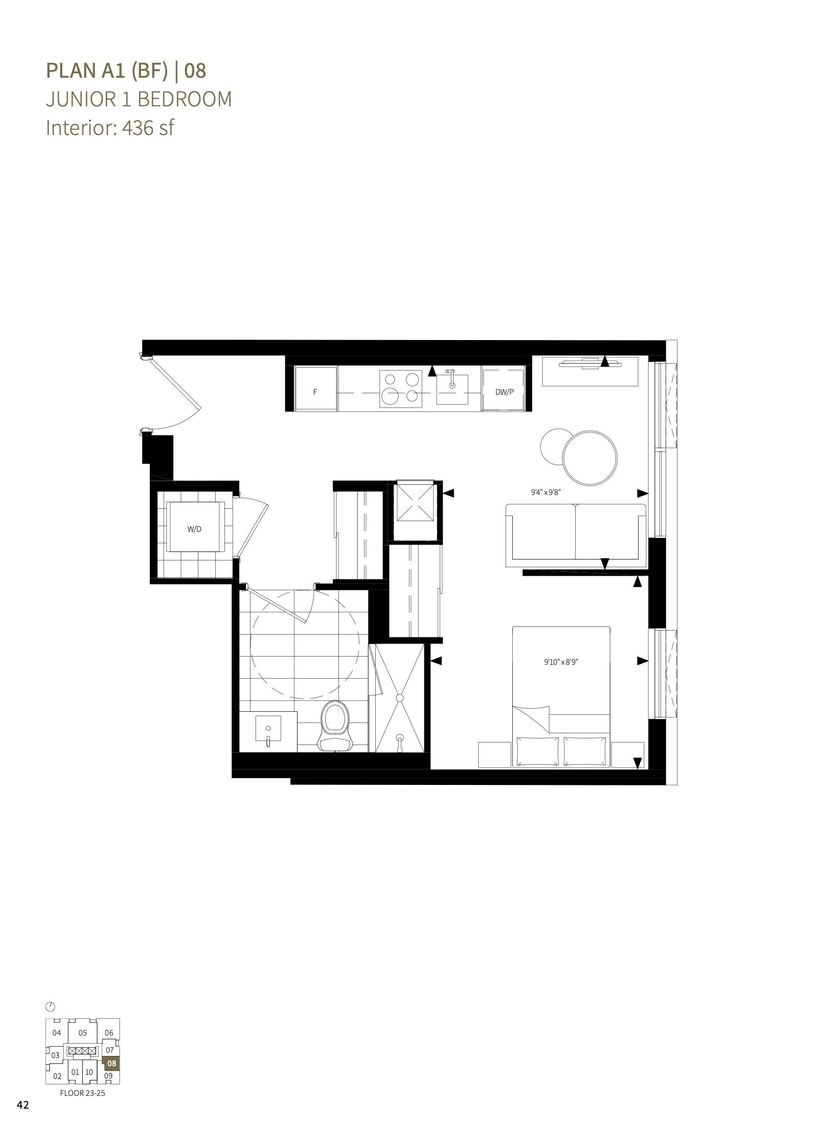 Plan A1 (BF) | 08 floor plan